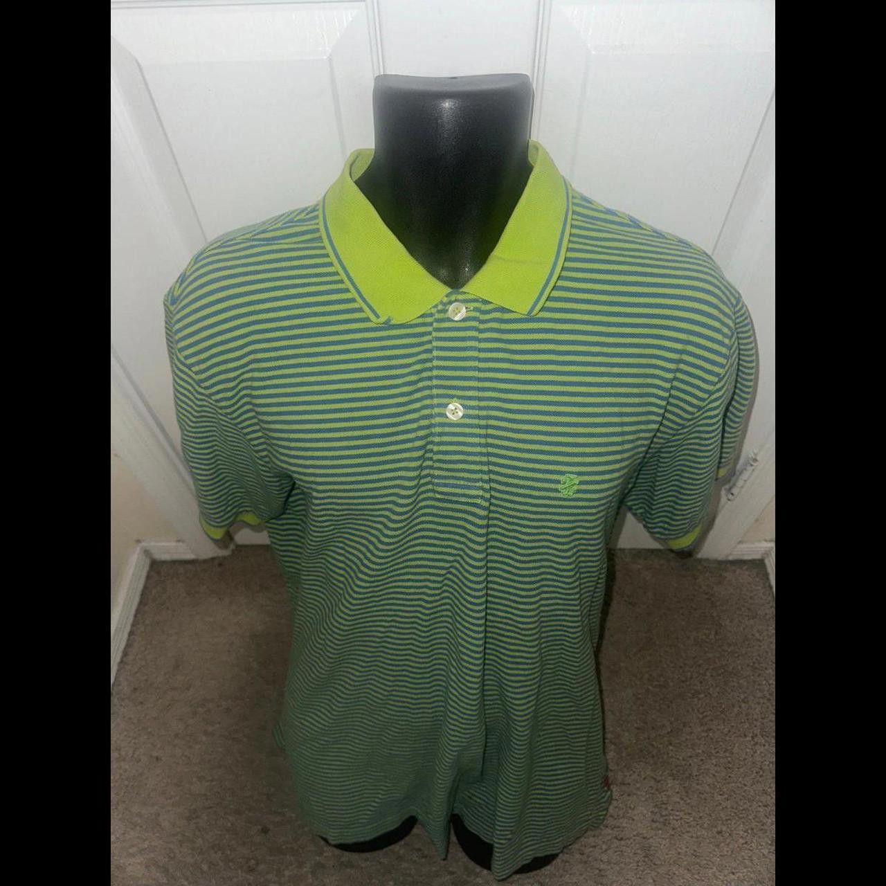 Izod Mens Used Green Lime Stripe Size US XL / EU 56 / 4 - 1 Thumbnail