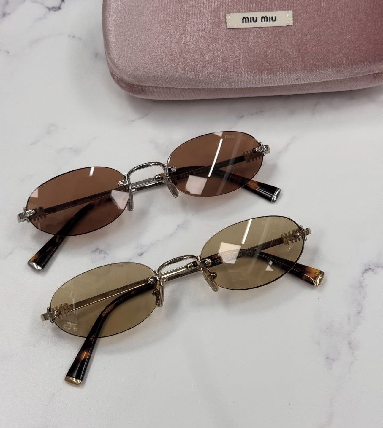 Miu Miu × Vintage NEW Miu Miu sunglasses MU A54S 1BC90Q Size ONE SIZE - 2 Thumbnail