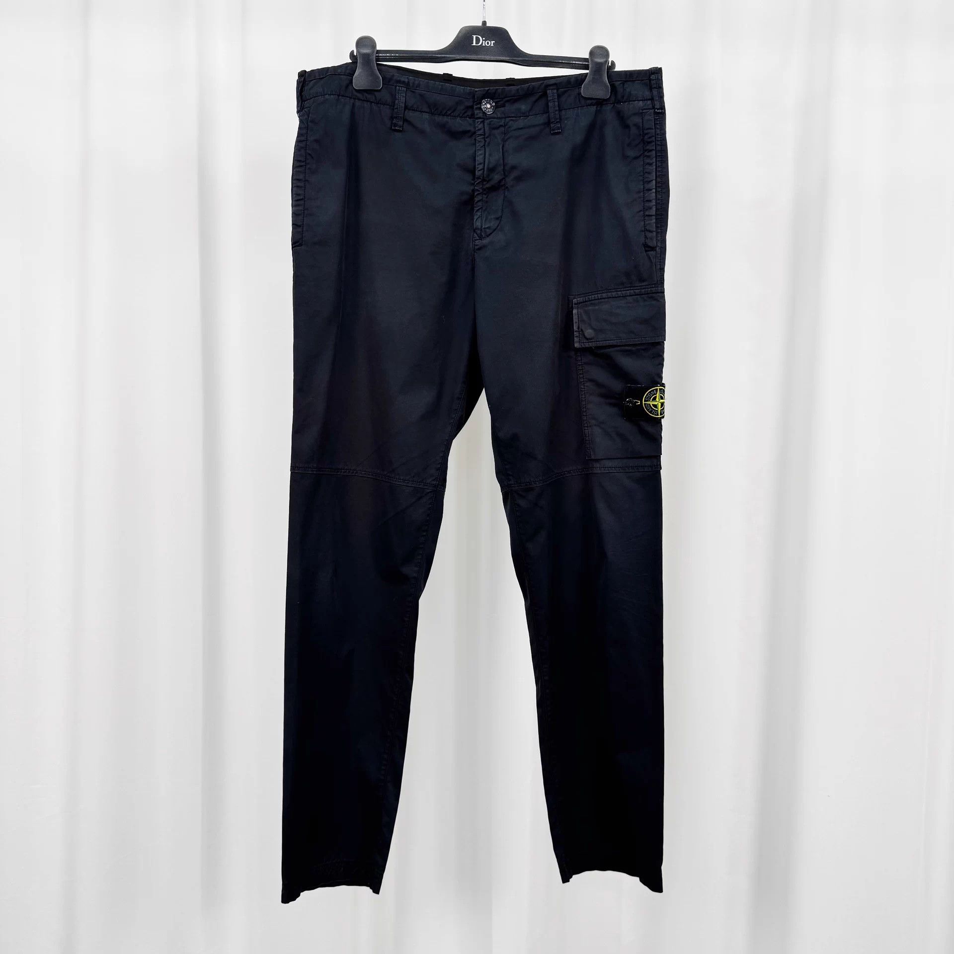 Stone Island Stone Island Black Washed Cargo Pants W36 98new Size US 36 / EU 52 - 1 Thumbnail