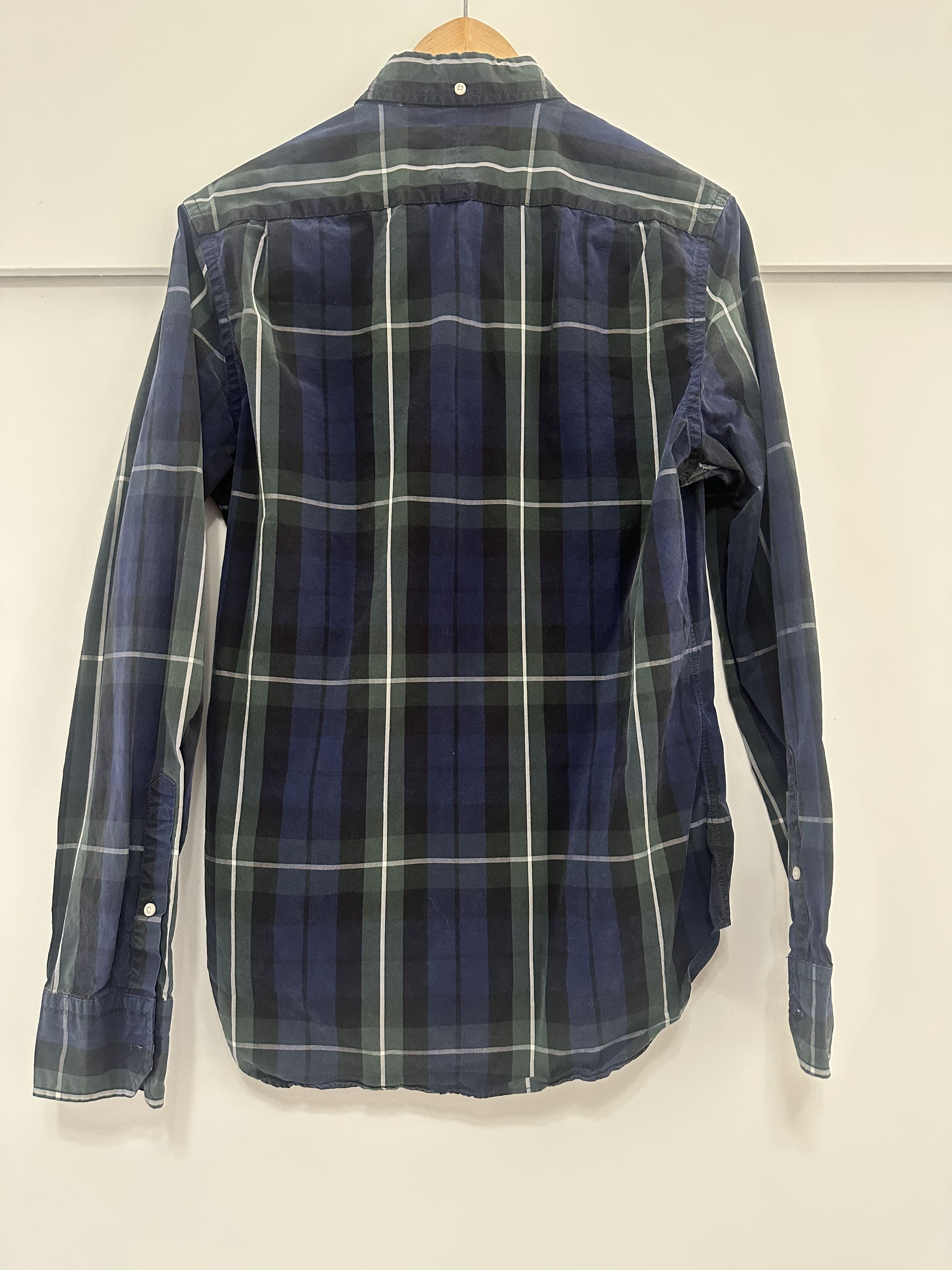 Club Monaco Vintage Heavy Cotton Blackwatch Shirt Size US M / EU 48-50 / 2 - 2 Thumbnail