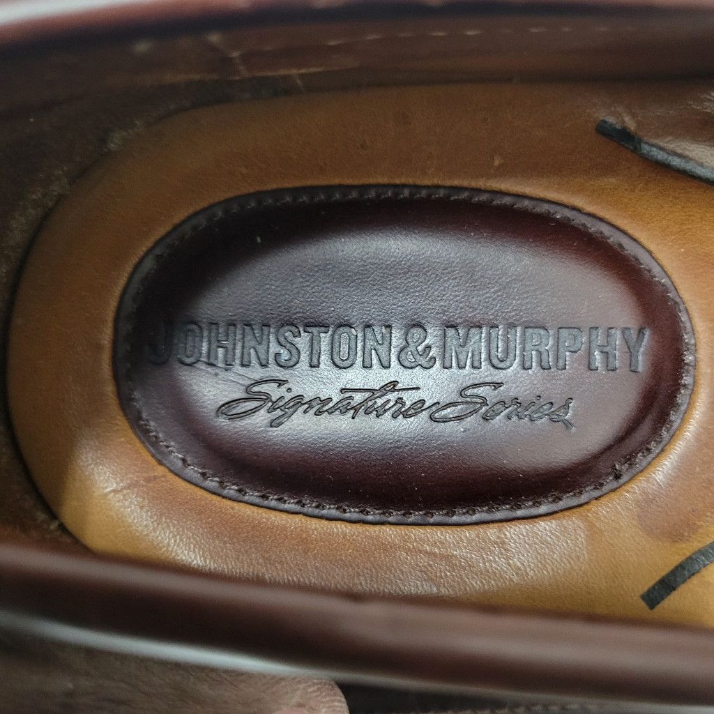 Johnston & Murphy Johnston and Murphy Dress 10 Tassel Leather Loafer #20-6236 Size US 10 / EU 43 - 7 Thumbnail