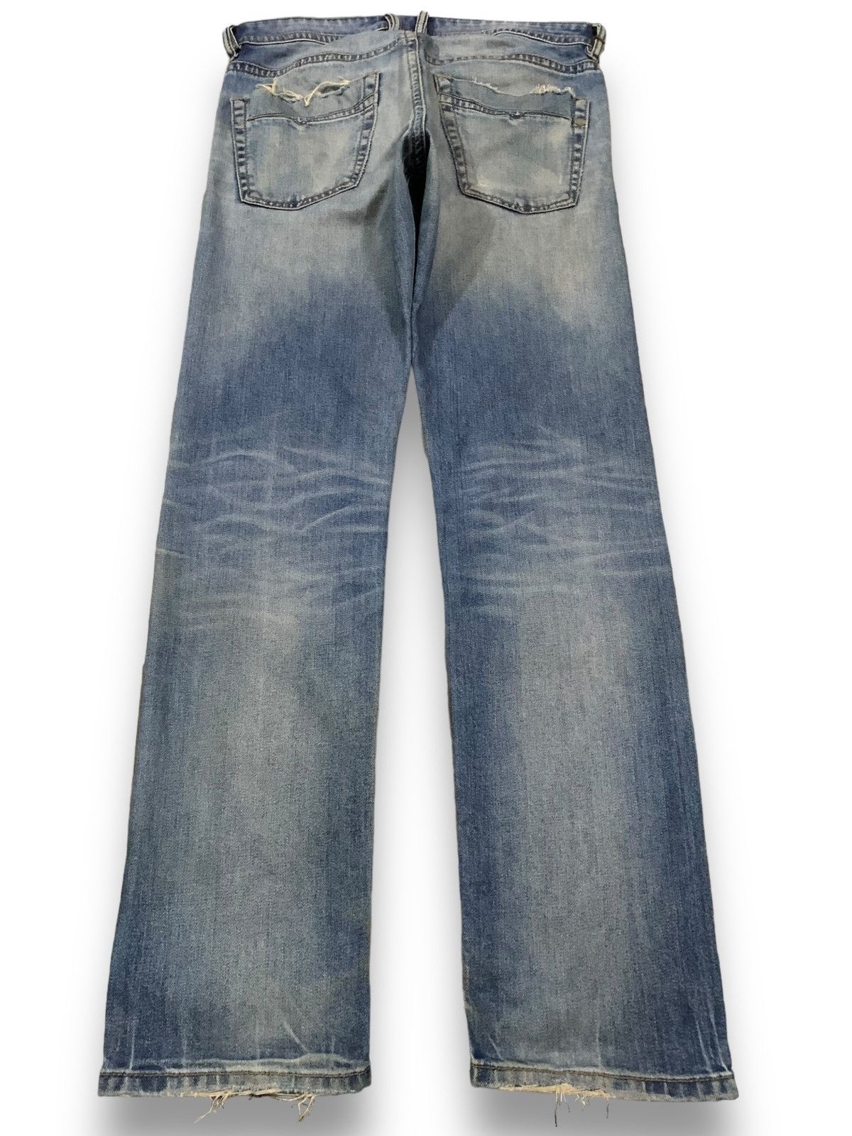 Diesel Diesel Industry Akee Mud Wash Distressed Grunge Jeans Size US 32 / EU 48 - 2 Thumbnail