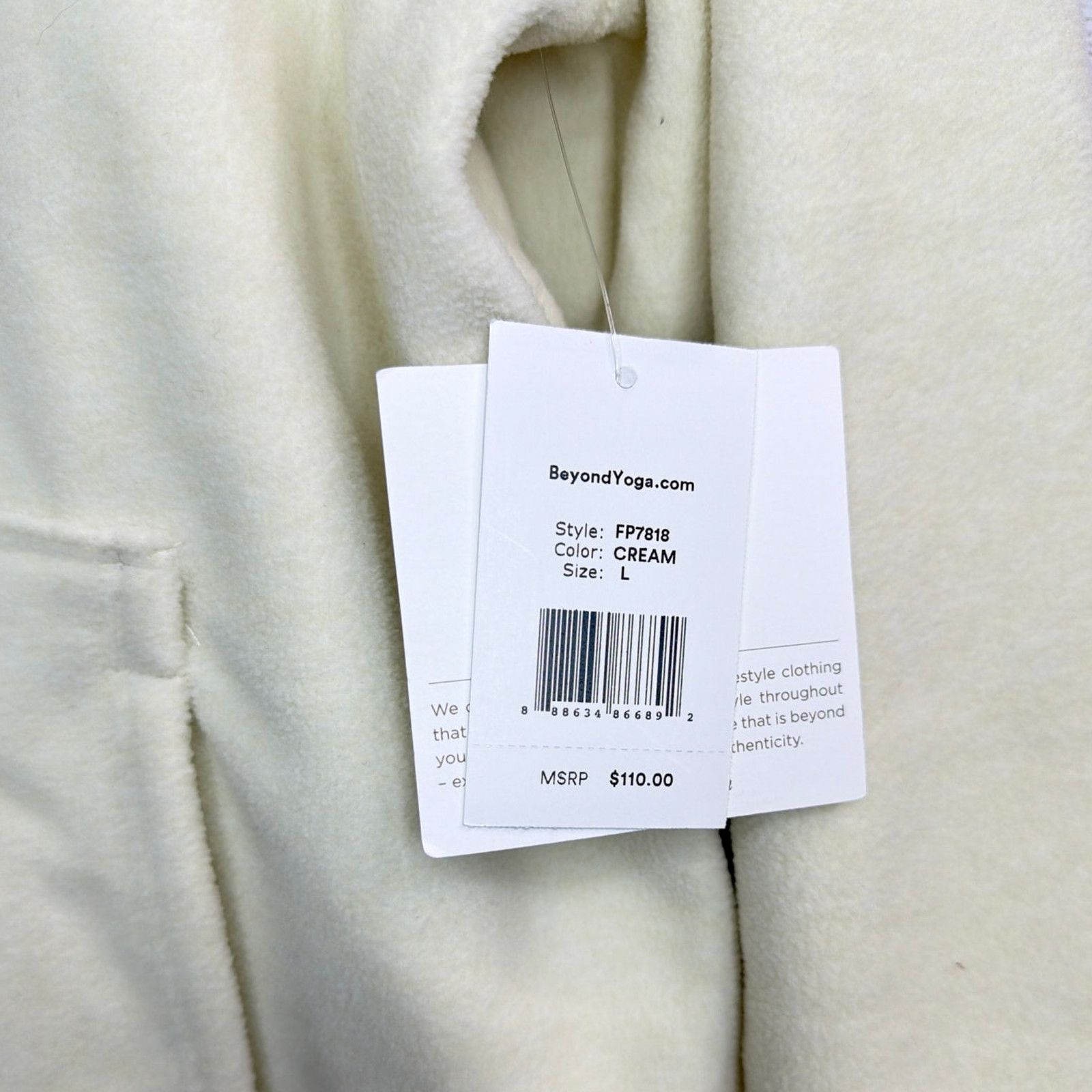 Beyond Yoga NWT Beyond Yoga Terrain Pull Over In Cream Sweater Size L Size L / US 10 / IT 46 - 6 Thumbnail
