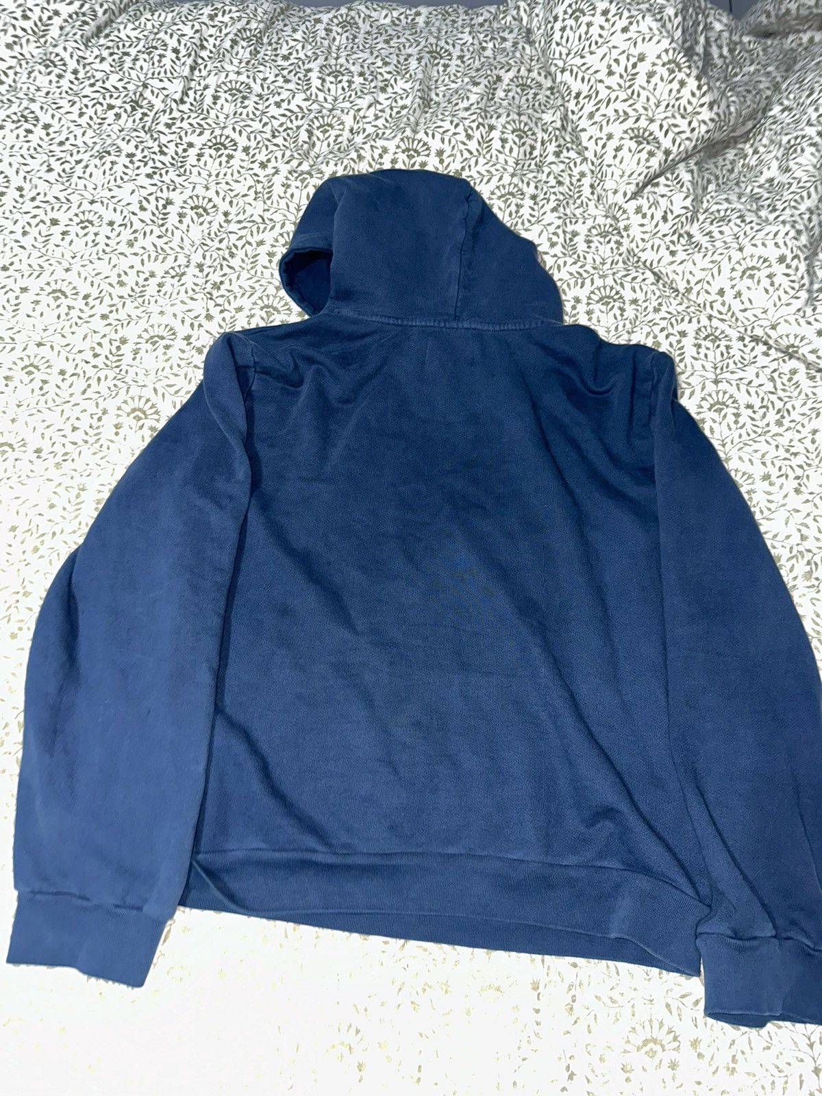 DENIM TEARS Denim Tears Embroidered Logo Hoodie Navy Size US XXL / EU 58 / 5 - 6 Thumbnail