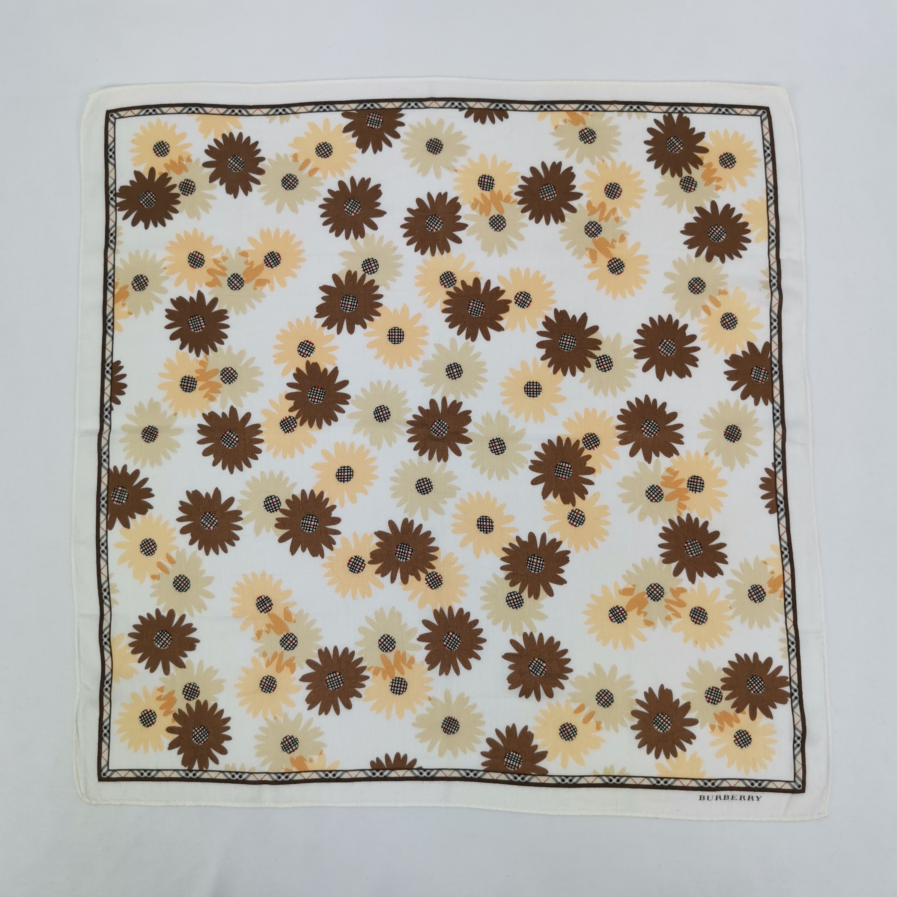 Burberry Vintage Burberry Handkerchief Bandana Pocket Square Size ONE SIZE - 2 Thumbnail