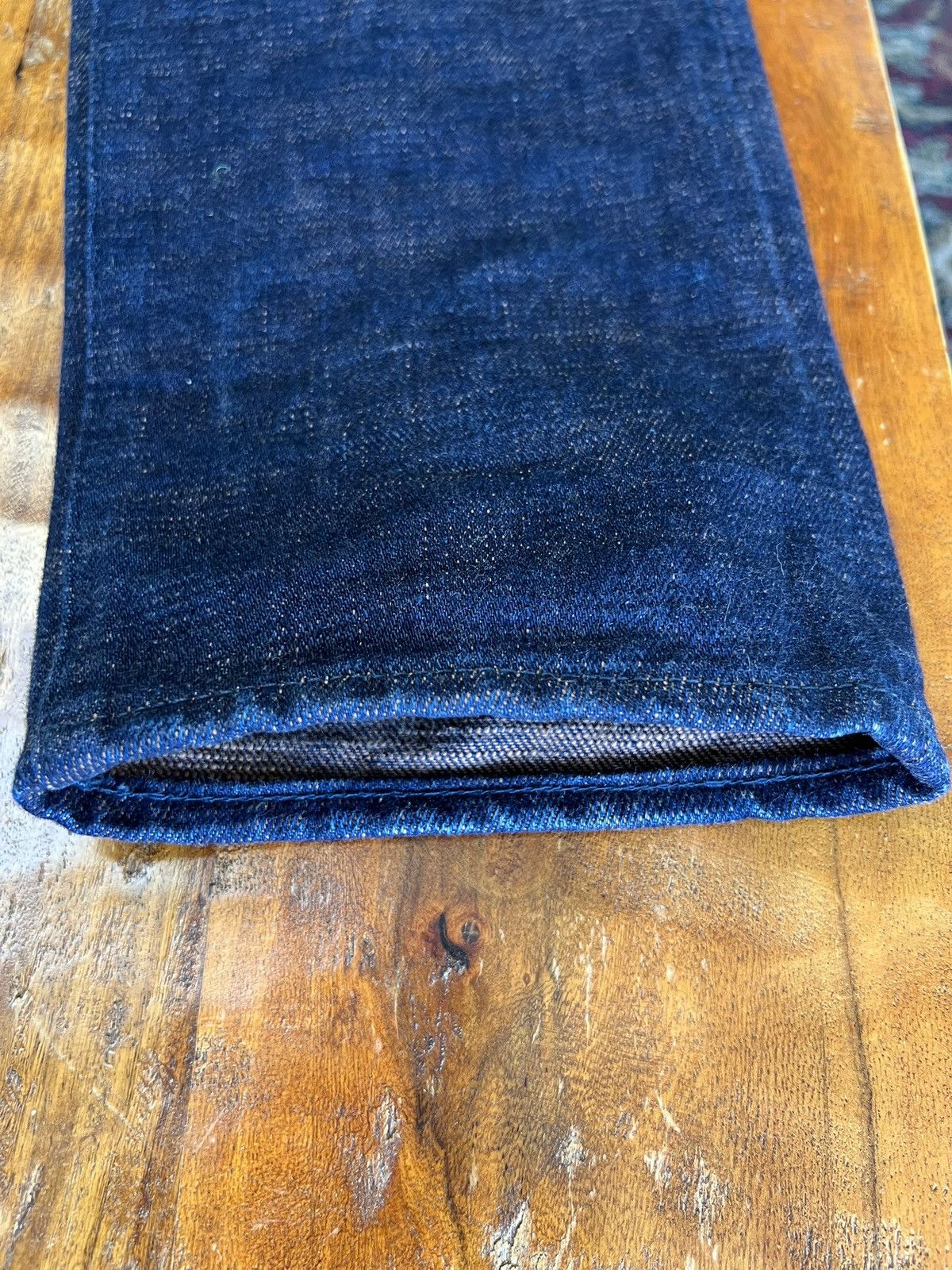 Japan Blue Okayama Denim ODJB019 18OZ. "SIDERITE SLUB" SELVEDGE JEANS Size US 31 - 4 Thumbnail
