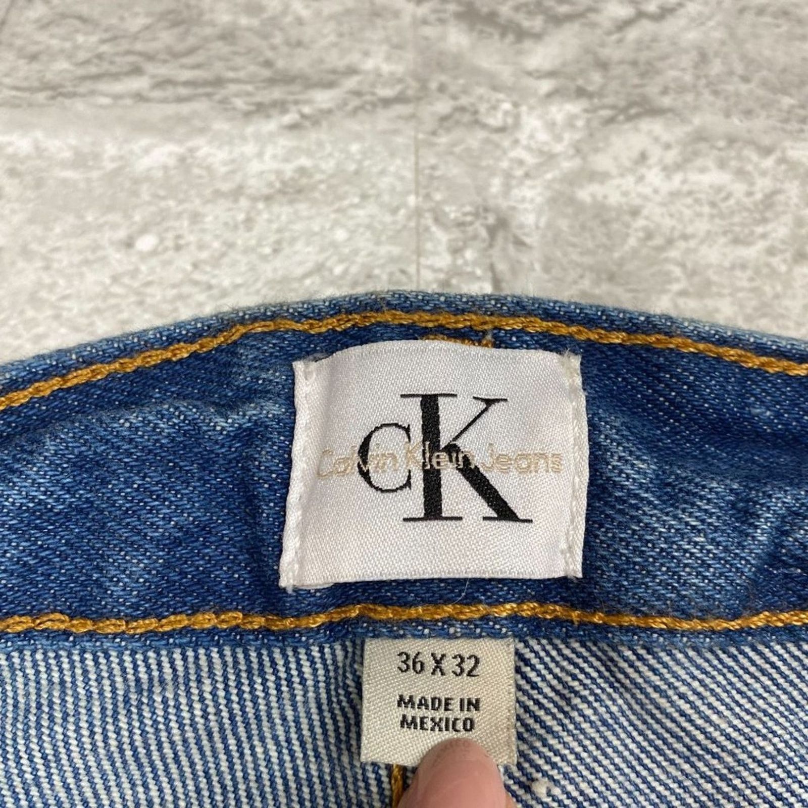 Calvin Klein Calvin Klein Slim Leg Garage Paint Jeans Men's 36x32 NWT Size US 36 / EU 52 - 4 Thumbnail