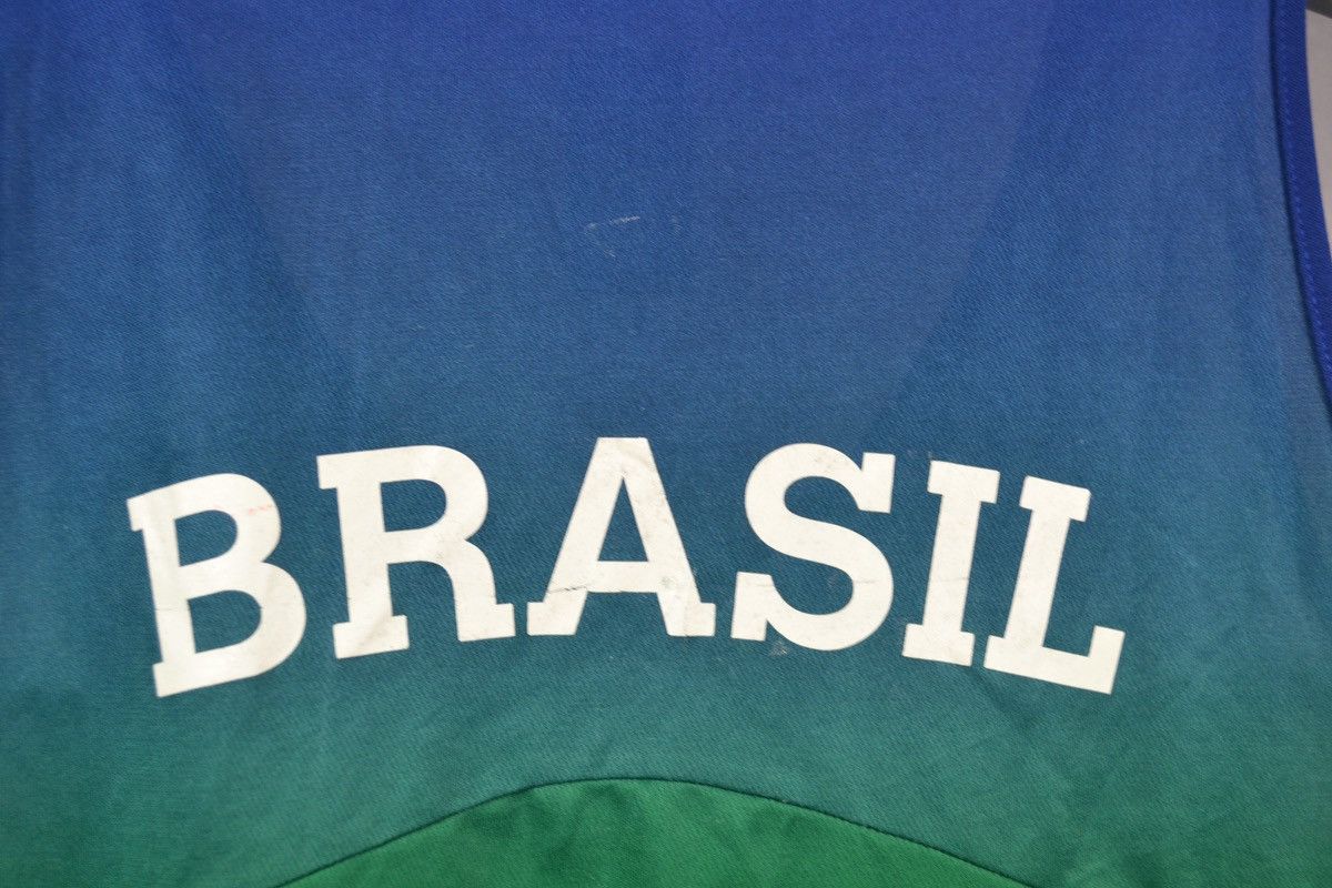 USA Olympics BRASIL Olympic Games running jersey tank top sleeveless Size US M / EU 48-50 / 2 - 9 Thumbnail