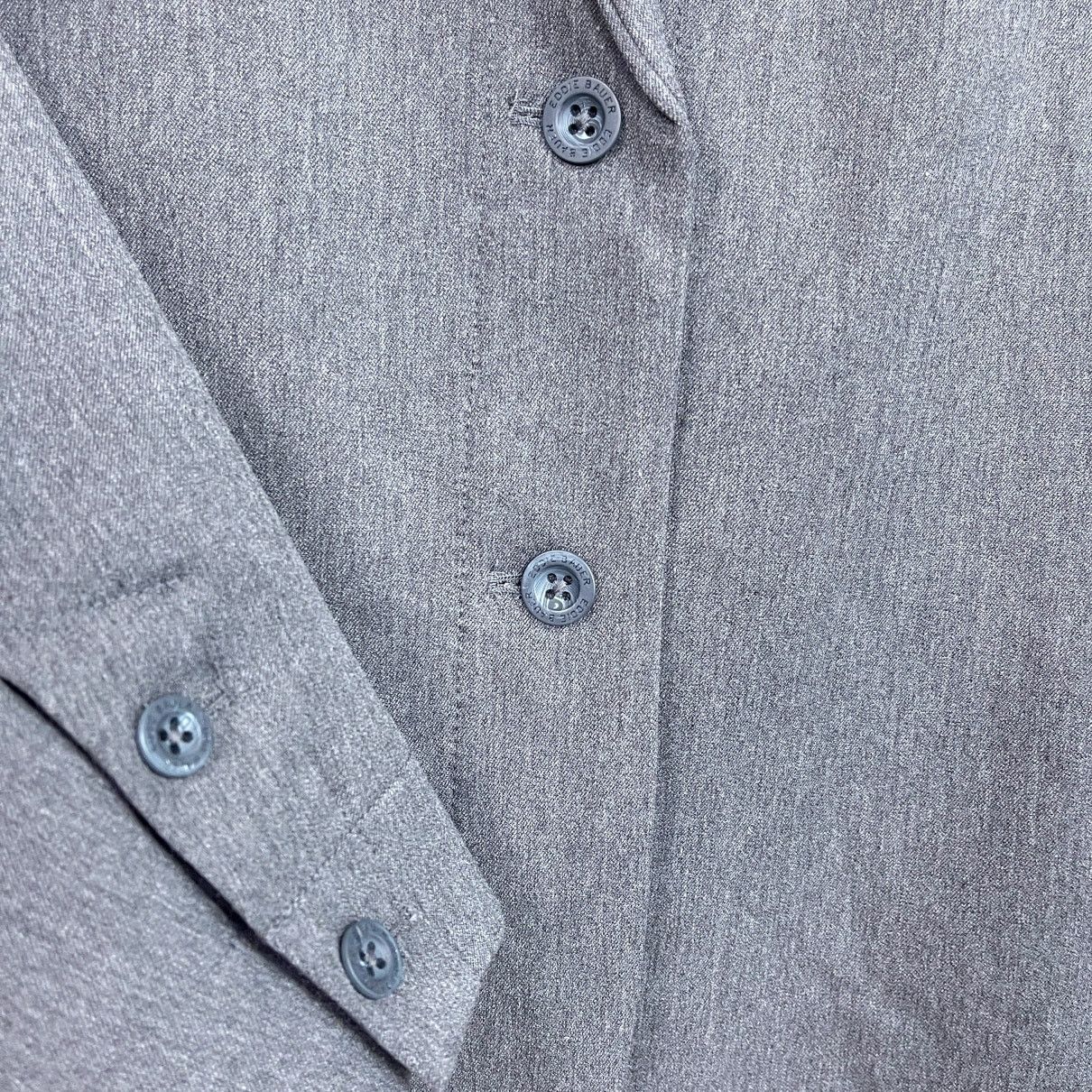 Eddie Bauer Eddie Bauer Travel Blazer Gray Unstructured Womens 18 Size XXL / US 16-18 / IT 52-54 - 3 Thumbnail