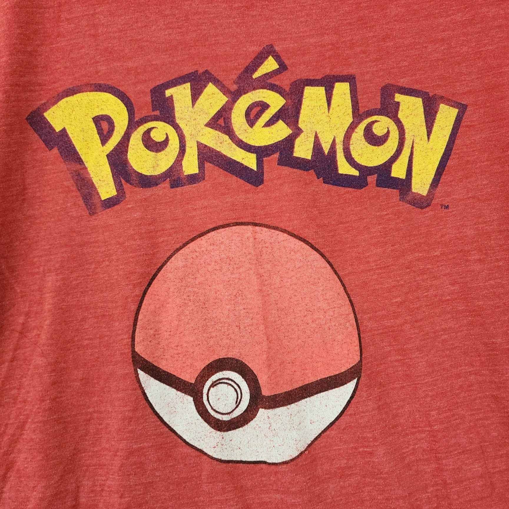 Vintage POKEMON Men's Red Graphic T-Shirt Short Sleeve Size XL Size US 36 / EU 52 - 2 Thumbnail