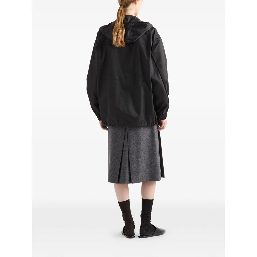 Prada Prada BLACK Jackets - Oversized Jackets Size S / US 4 / IT 40 - 1 Thumbnail