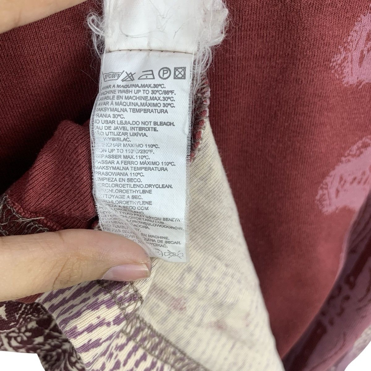Zara ZARA BASIC South Asia Cultural Motif Long Sleeve Tee Shirt Size M / US 6-8 / IT 42-44 - 14 Thumbnail