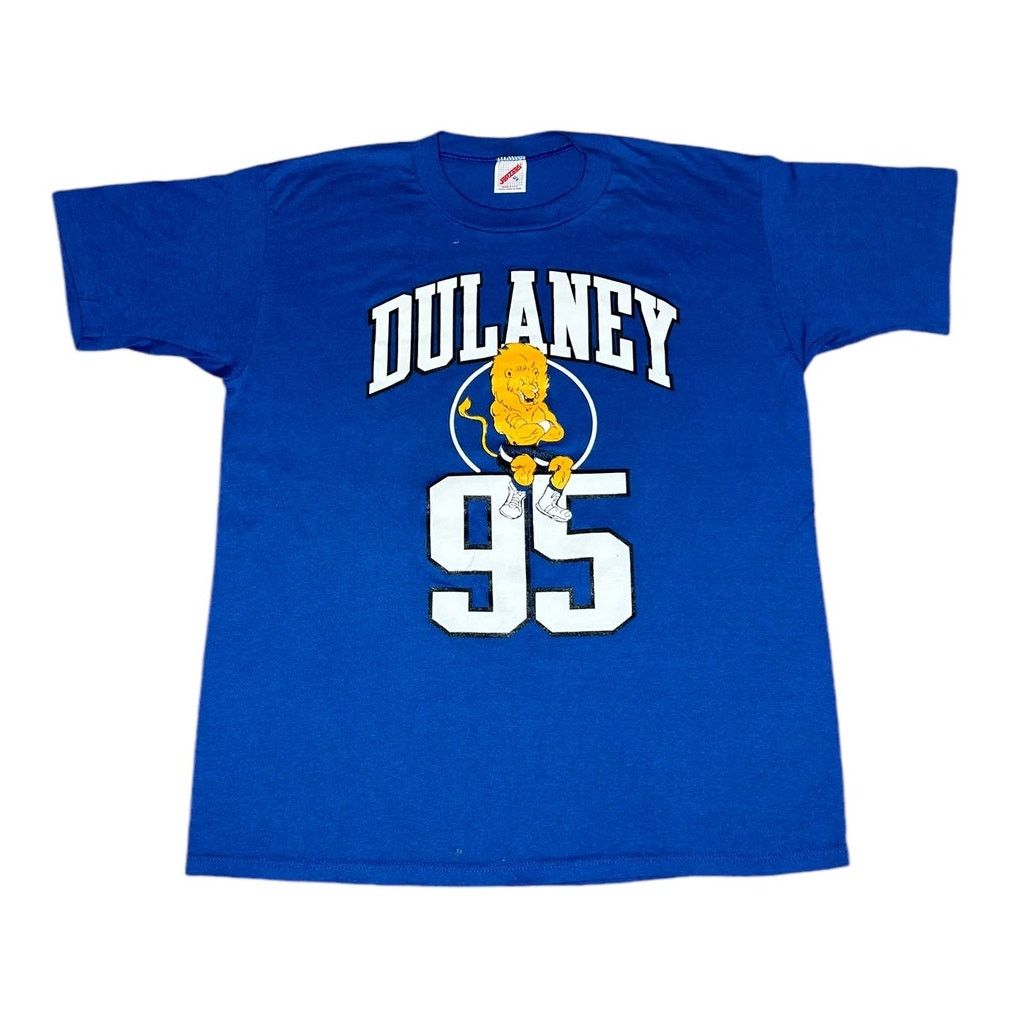 Jerzees × Vintage Vintage 90s Dulaney High School Lions Double Sided T-Shirt Size US L / EU 52-54 / 3 - 1 Thumbnail