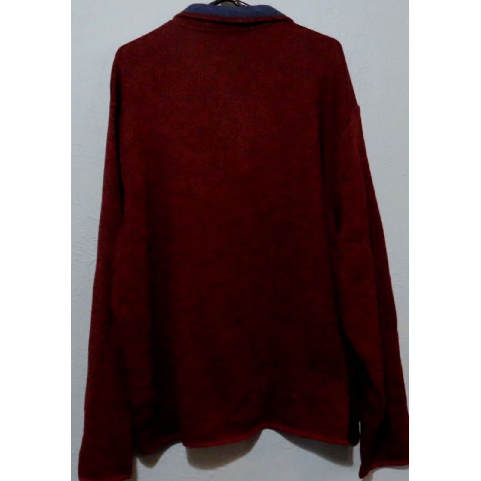 Vintage Crown & Ivy Men's 2XL Red Mock Neck 1/4 Zip Sweater NWT Christmas Winter Classic Pullover Knit Shirt Size US XXL / EU 58 / 5 - 6 Thumbnail