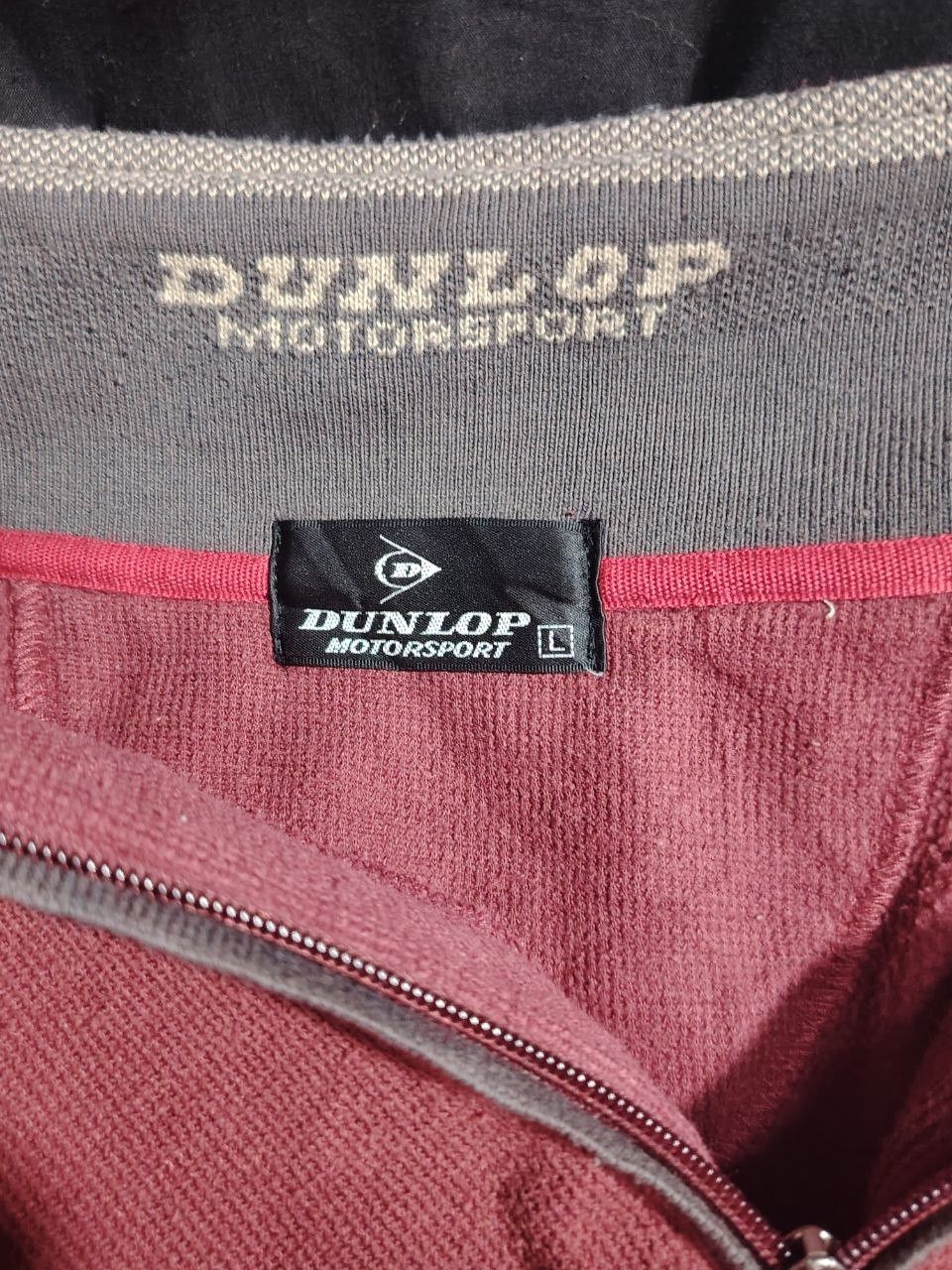 Dunlop RARE VINTAGE 90s Dunlop Motorsport Quarter-Zip Jumper Size US L / EU 52-54 / 3 - 6 Thumbnail