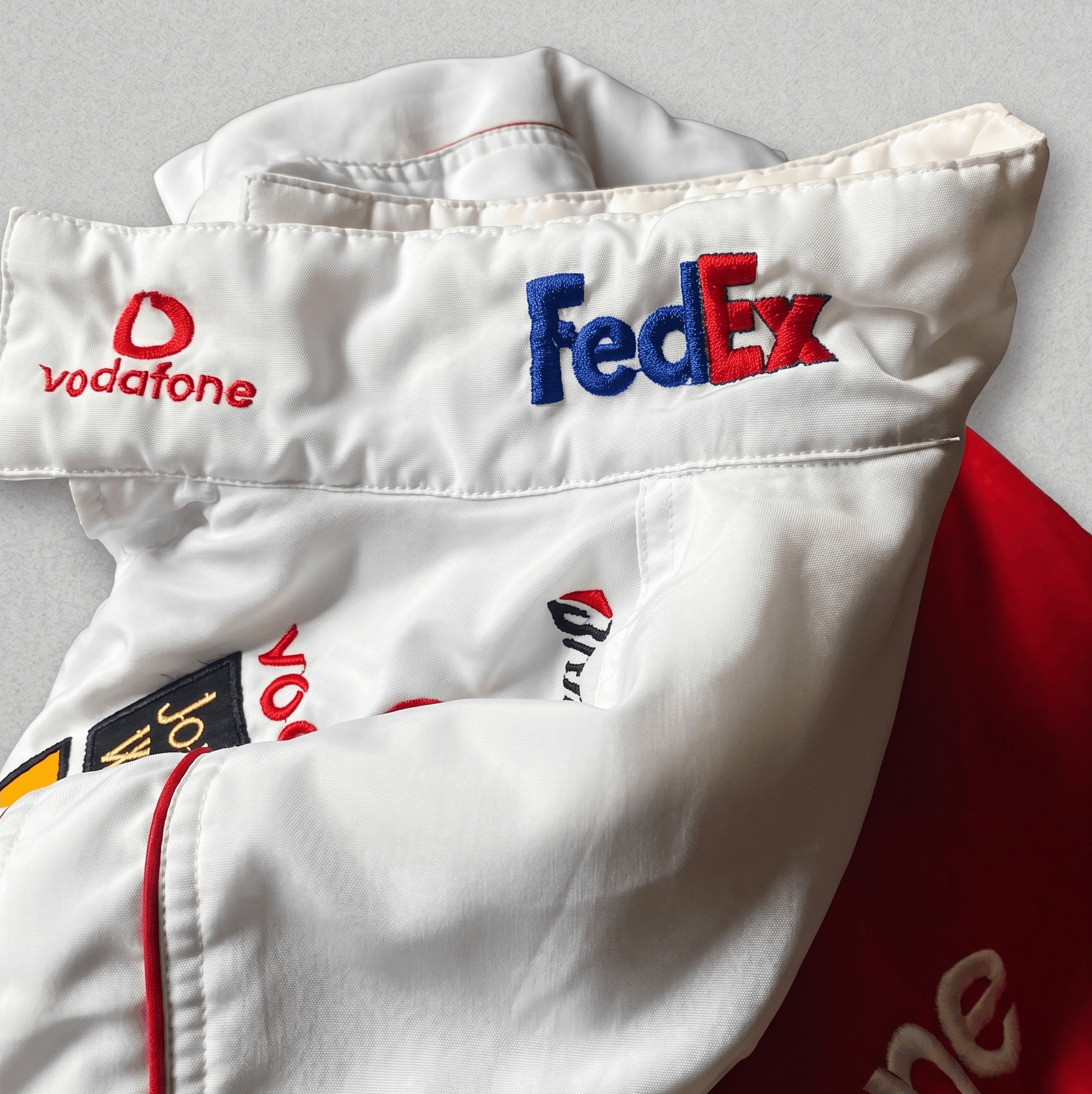 Mercedes-Benz RARE 90s Mercedes - Benz Bomber Jacket Racing Streetwear Size US XXL / EU 58 / 5 - 3 Thumbnail