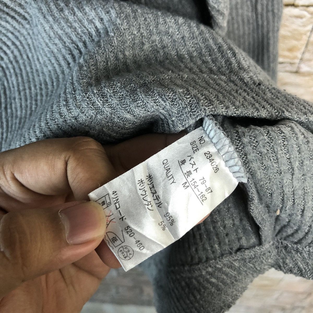 Japanese Brand Rapichie Grey Hoodie Knitwear #A508 Size M / US 6-8 / IT 42-44 - 11 Thumbnail