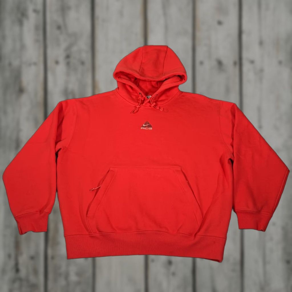 Nike Nike Hoodie Mens Medium Red ACG Therma-FIT Pullover Fleece Sweatshirt Outdoor Hike Size US M / EU 48-50 / 2 - 1 Thumbnail