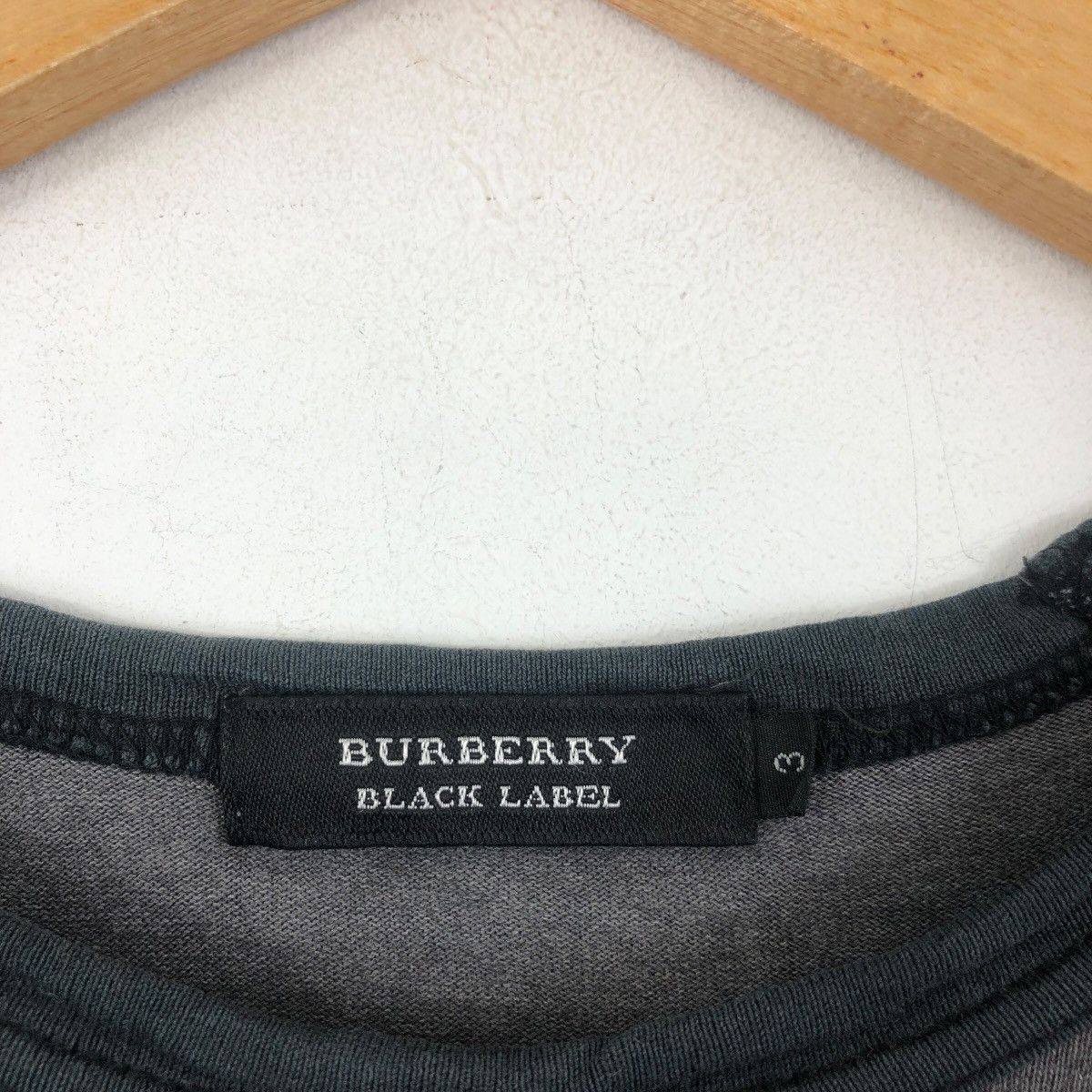 Burberry BURBERRY BLACK LABEL Raglan Big Graphic Shirt Size US L / EU 52-54 / 3 - 4 Thumbnail