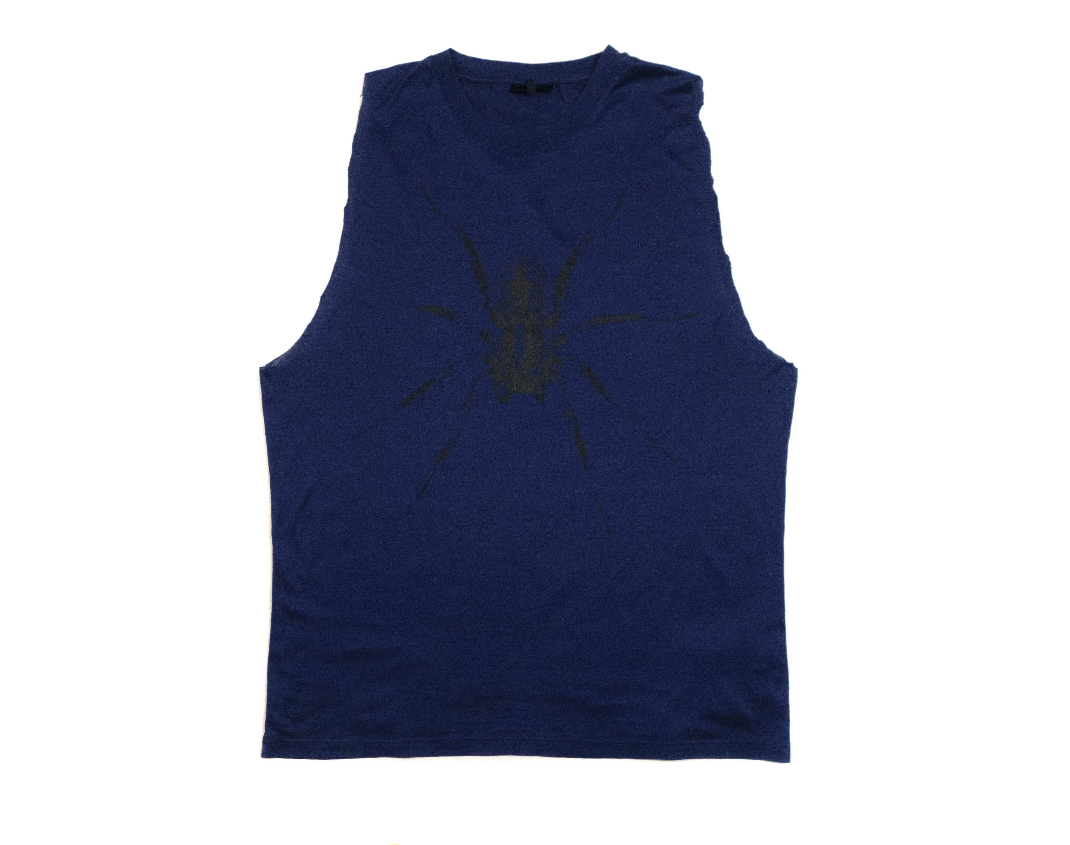 Lanvin Spider Graphic Cut Off Tank Top Size US L / EU 52-54 / 3 - 1 Thumbnail