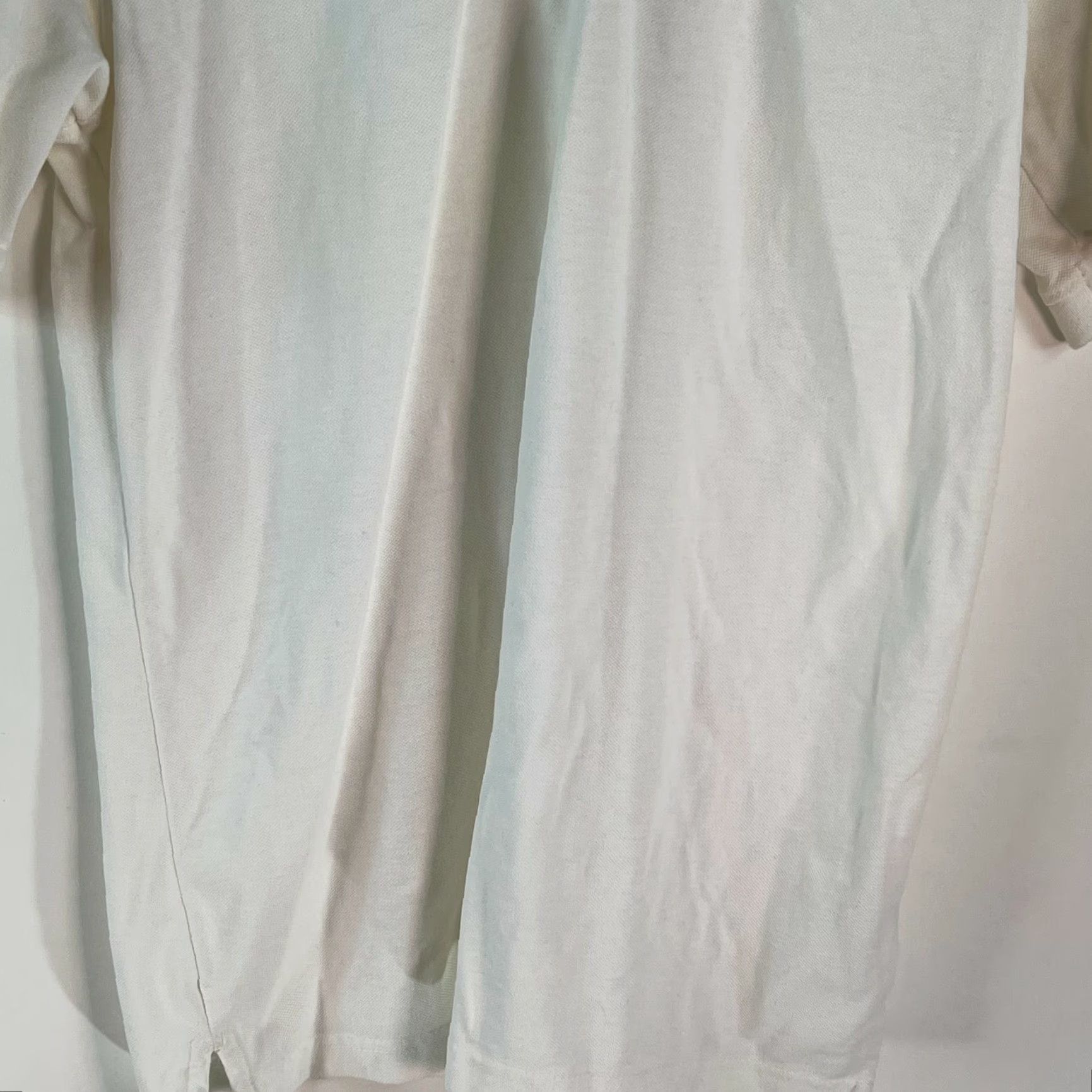 Vintage Covington Polo Shirt Mens Short Sleeve Ivory 100% Cotton Size M Regular Chest 40" Classic Carry Casual Shirt Size US M / EU 48-50 / 2 - 4 Thumbnail
