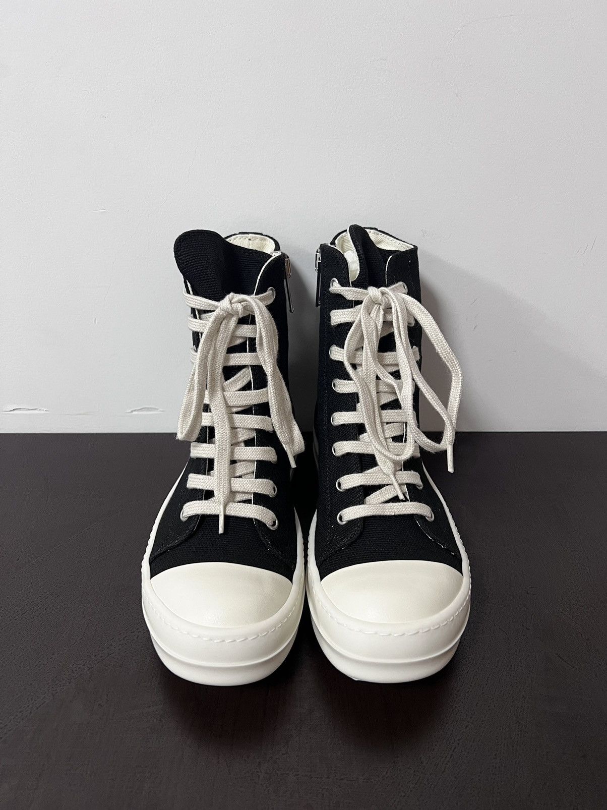 Rick Owens Drkshdw Rick owens drkshdw ramones high top sneakers sz 36.5 Size US 6.5 / IT 36.5 - 3 Thumbnail