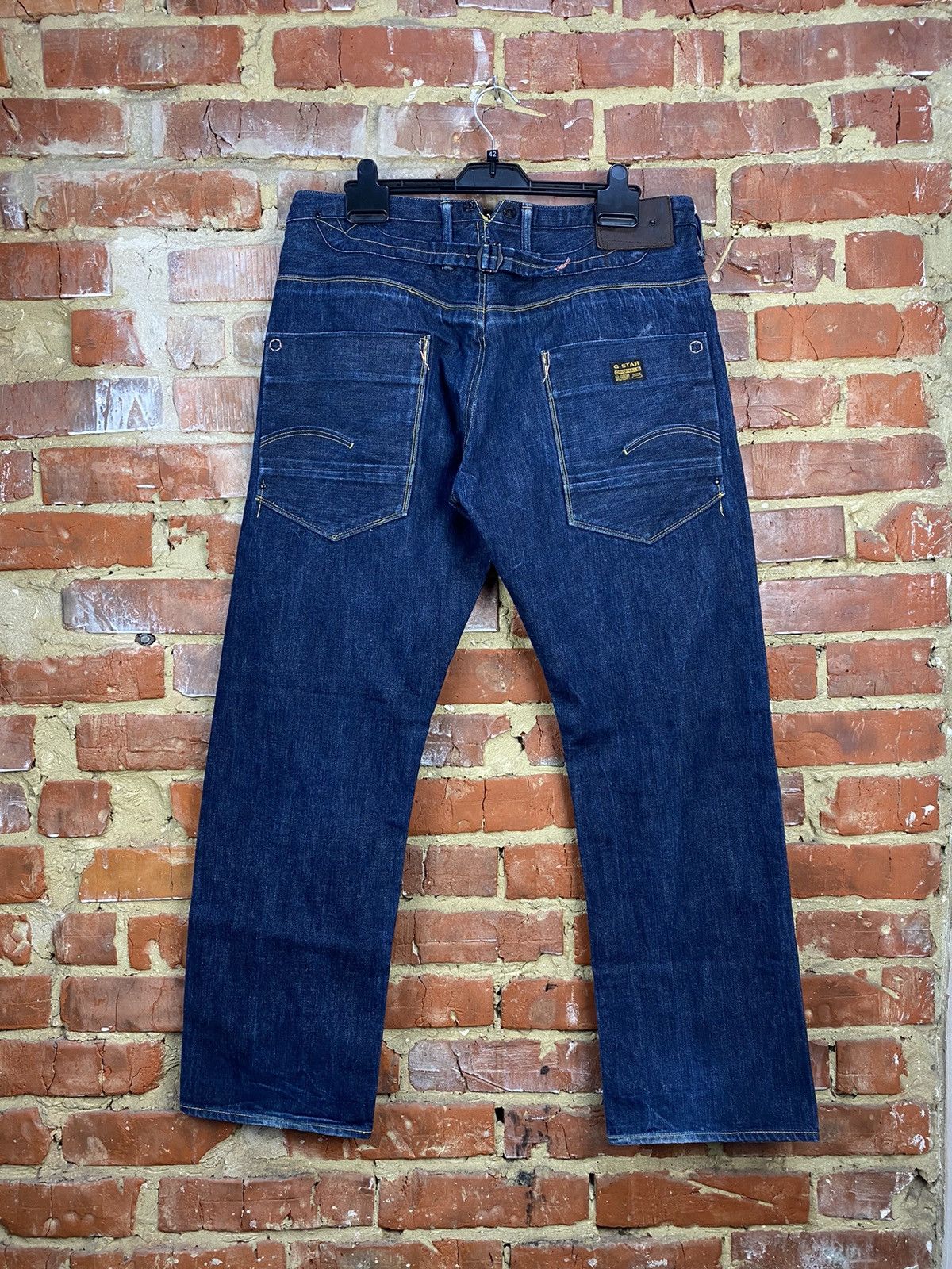 G-Star G-Star Raw Lumber Original Handcrafted Selvedge Denim Jeans Size US 36 / EU 52 - 2 Thumbnail