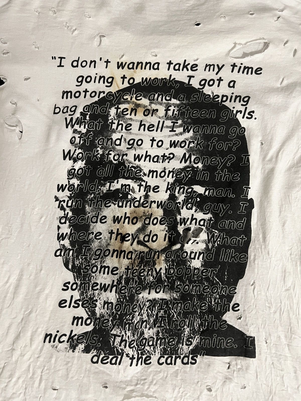 Other Charles Manson t-shirt print y2k merch distressed threshed Size US XL / EU 56 / 4 - 5 Thumbnail