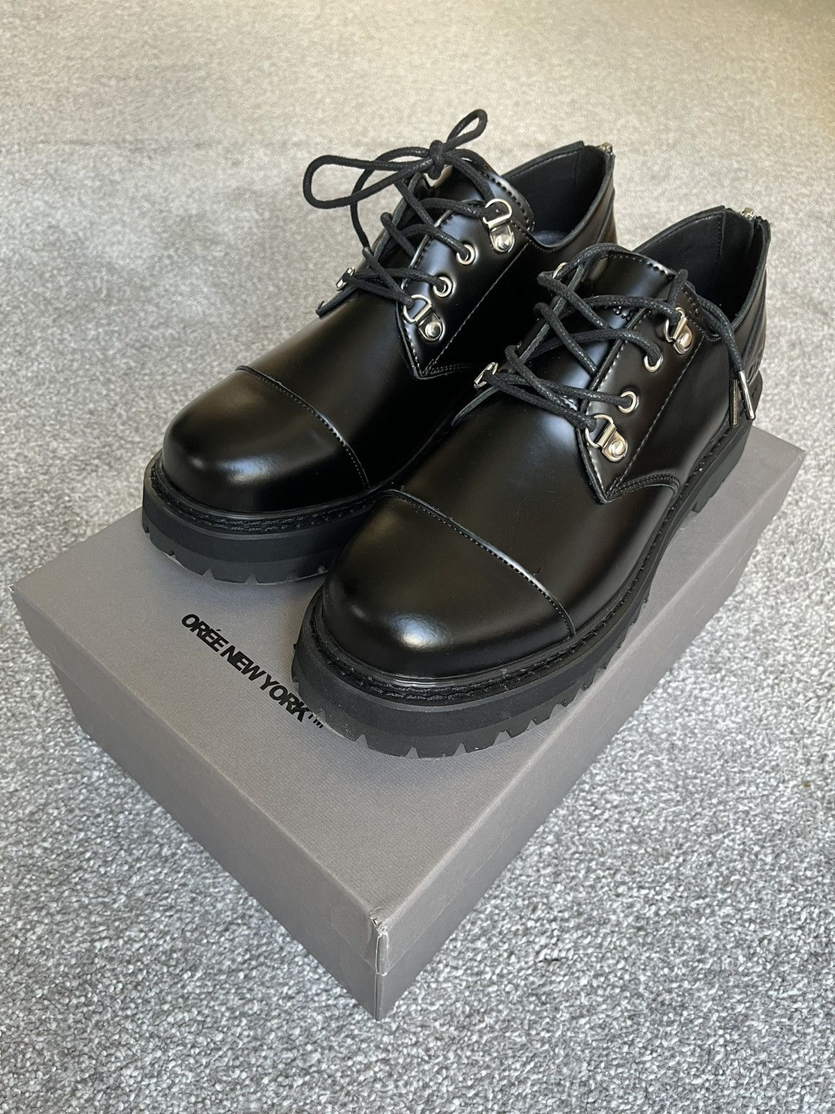 Oree New York Orée Morgan Infantry Lace Up Derby | Grailed Oree New York Orée Morgan Infantry Lace Up Derby | Grailed
