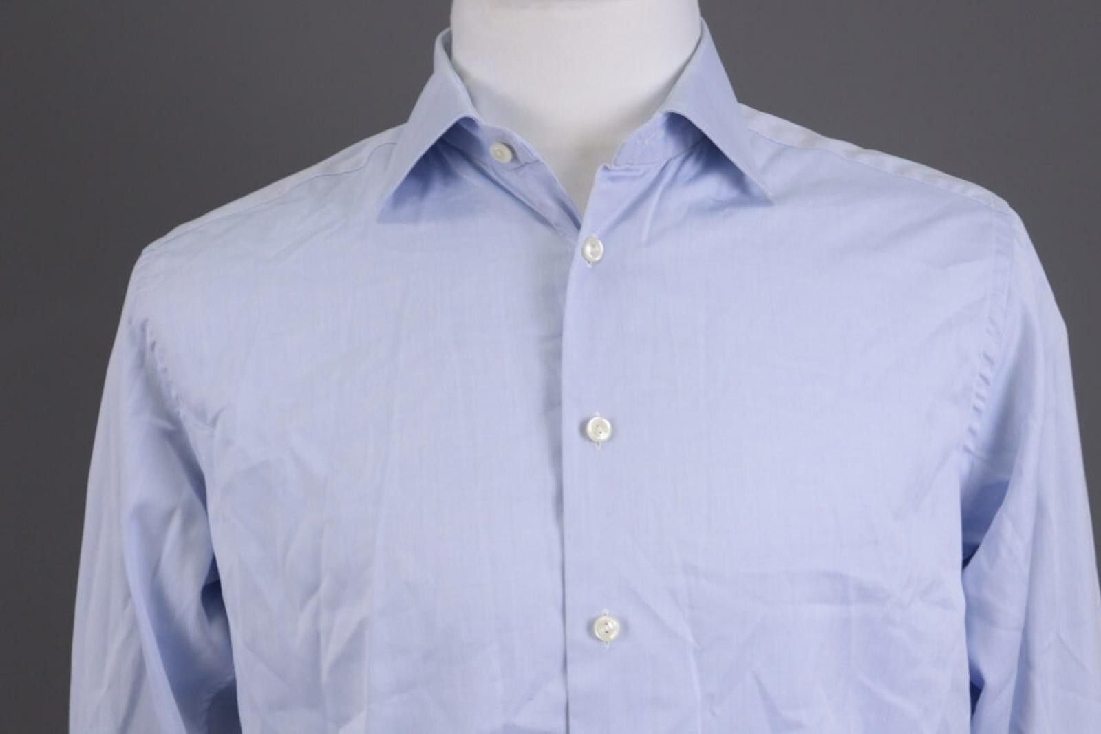Eton Eton Slim Fit Siognature Twill Dress Shirt Size 16 41 L Size US M / EU 48-50 / 2 - 3 Thumbnail
