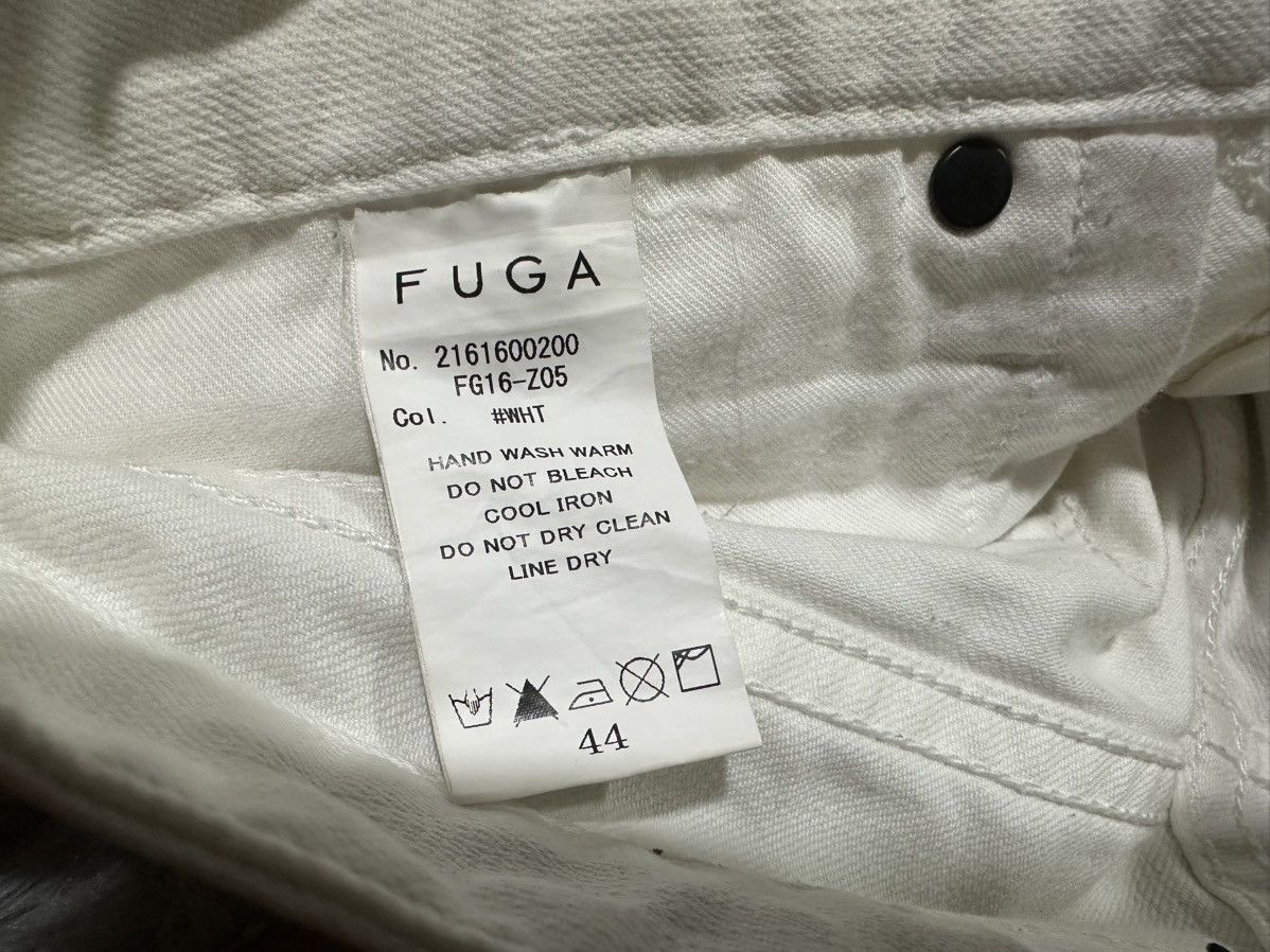 GOSTAR DE FUGA 🔥Y2K Archived Fuga White Denim Goth Punk Size US 31 - 11 Thumbnail
