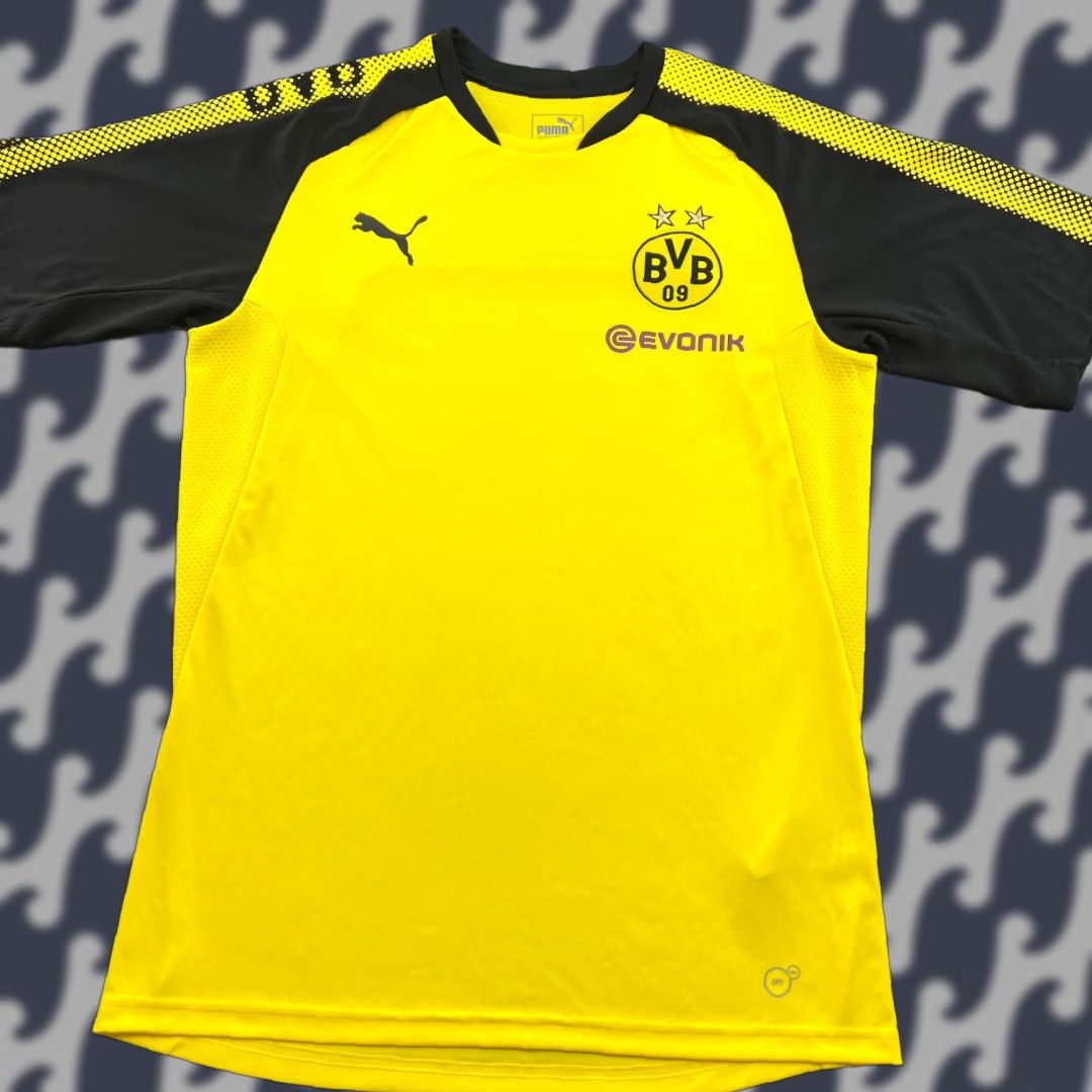 Puma PUMA Borussia Dortmund 2017 2018 Training Football Jersey Mens Medium Adult Short Sleeve Multicolor Polyester Nike Size US L / EU 52-54 / 3 - 1 Thumbnail