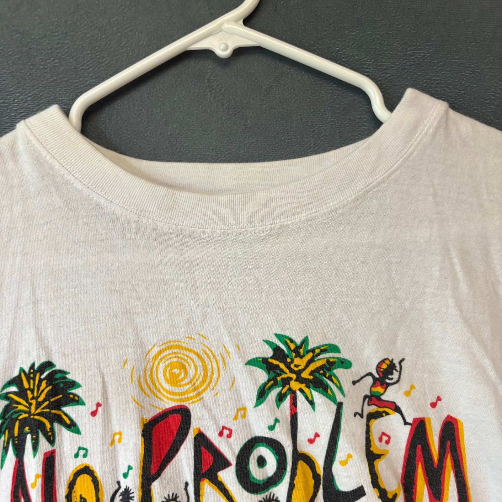 Other Jamaica West Indies T-Shirt Cropped Top Boxy Womens Medium Size M / US 6-8 / IT 42-44 - 4 Thumbnail