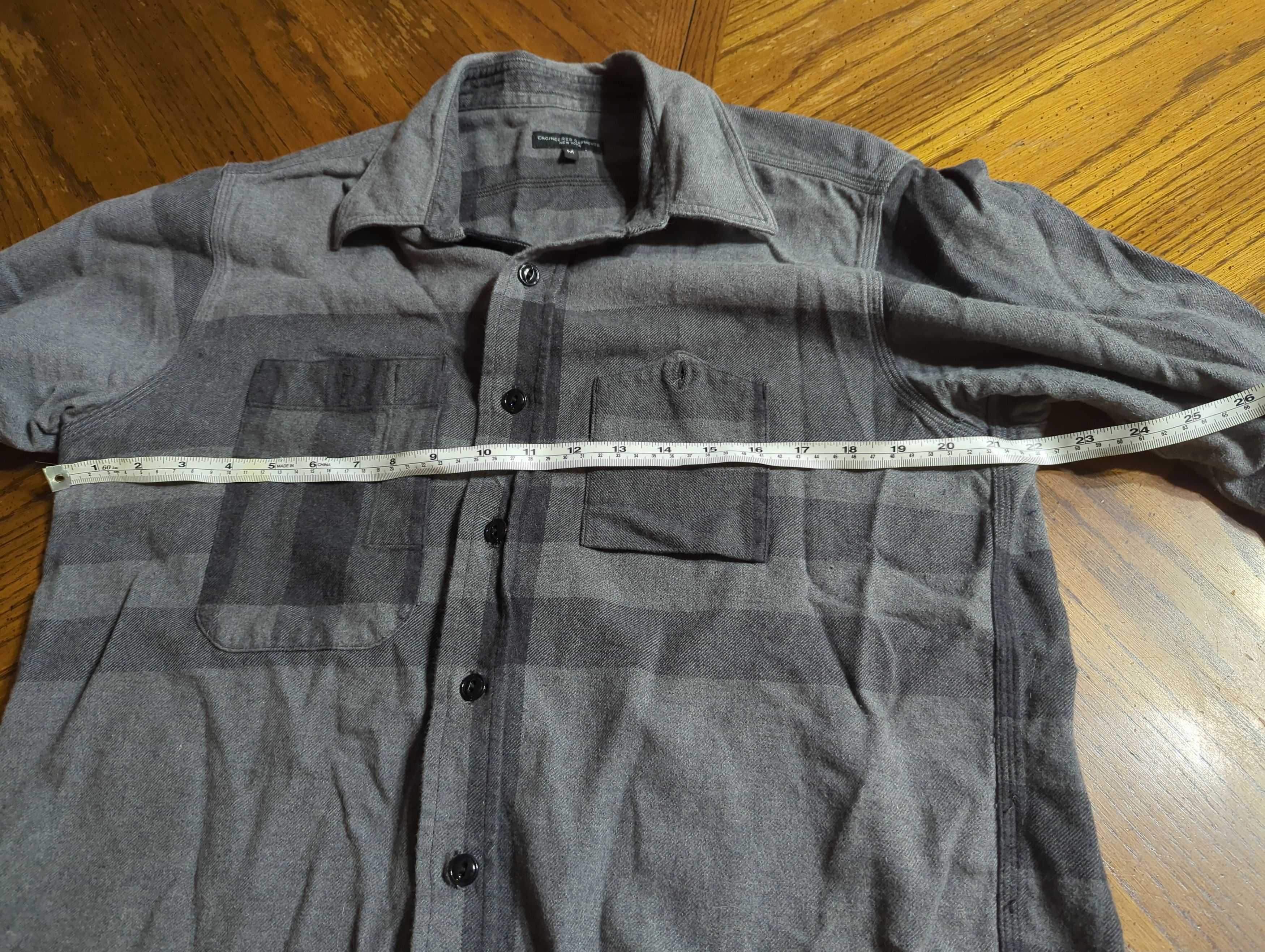 Engineered Garments Engineered Garments Work Shirt - Grey Big Plaid Size US M / EU 48-50 / 2 - 4 Thumbnail