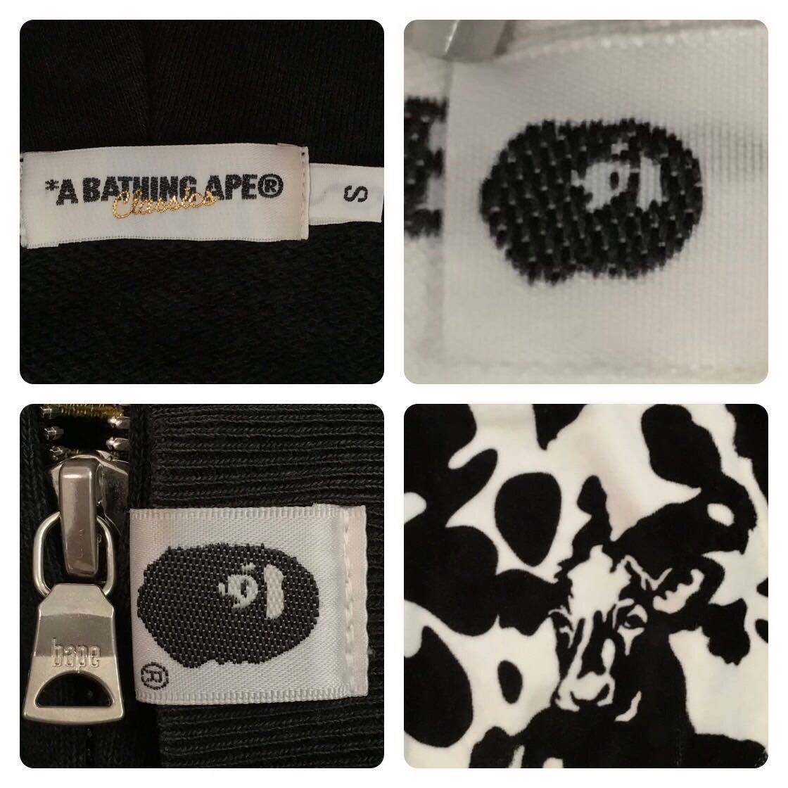 Bape × Nigo 🔥Aoyama Limited🔥 BAPE Holstein full zip Hoodie a bathing ape Size US S / EU 44-46 / 1 - 8 Thumbnail