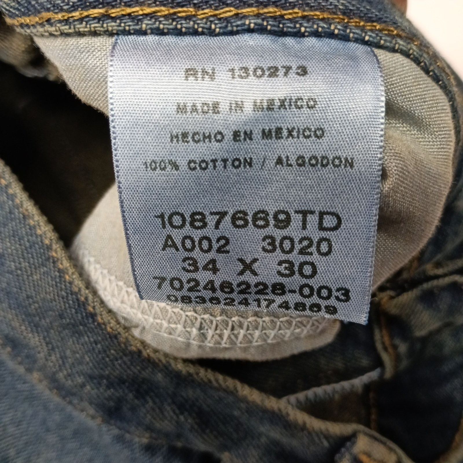 Wrangler Wrangler Relaxed Fit Jeans Men's Size 34x30 Blue Heavyweight Size US 34 / EU 50 - 5 Thumbnail