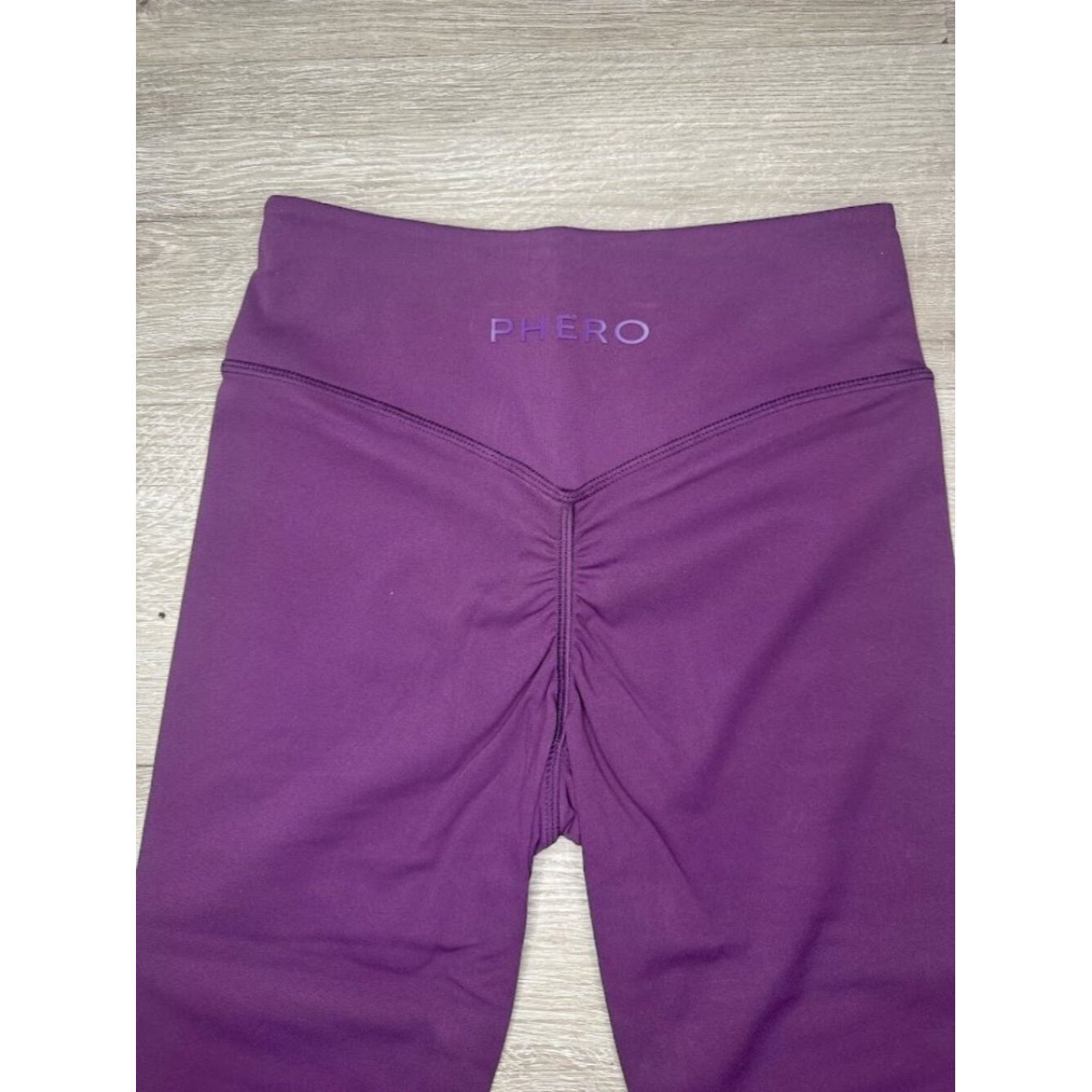Other Plum Purple 3 Pcs Matching Athleisure Set Jacket Leggings S Size 27" / US 4 / IT 40 - 8 Thumbnail