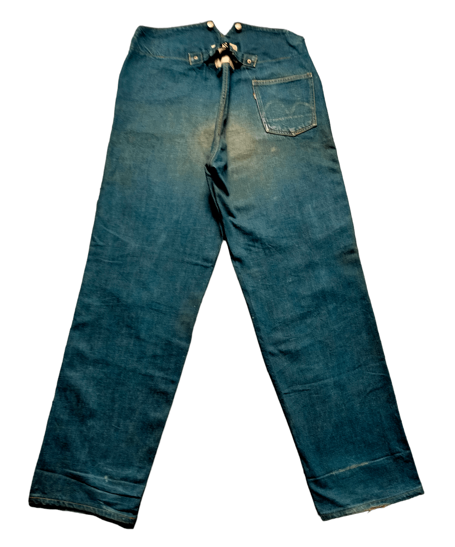 Evisu 🔥Rare Vintage 90s Evis Buckle Back Selvedge Jeans Size US 34 / EU 50 - 4 Thumbnail