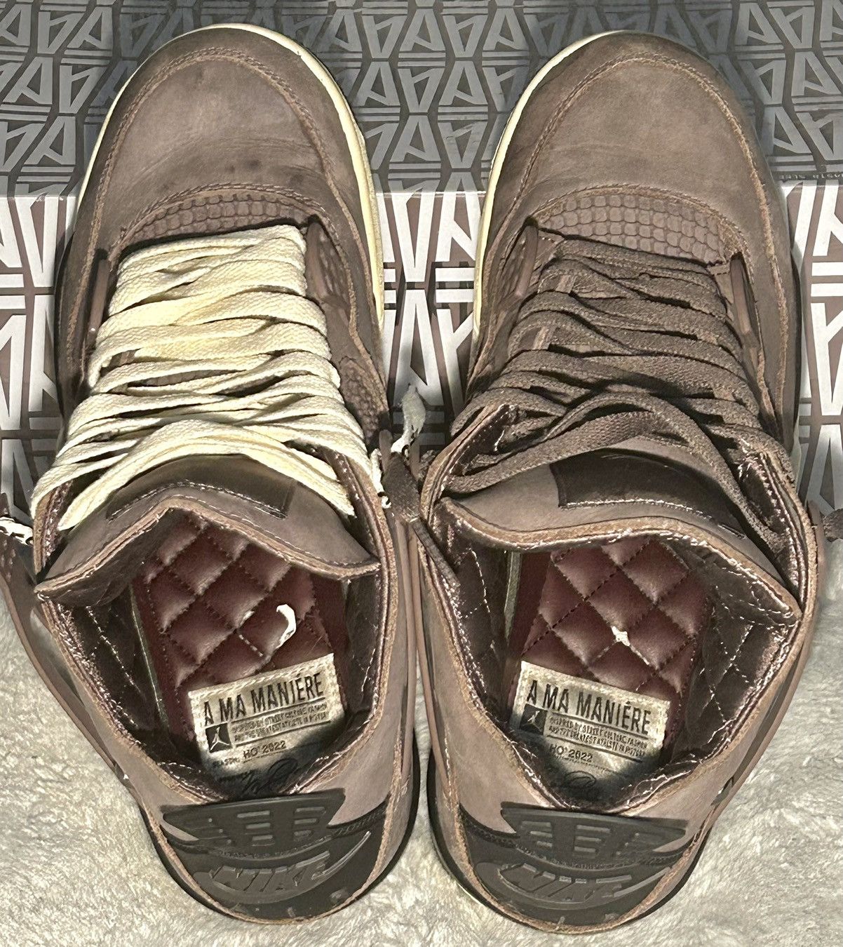 Jordan Brand × New Balance × Nike Air Jordan 4 A Ma Maniere Size US 7.5 / EU 40-41 - 7 Thumbnail