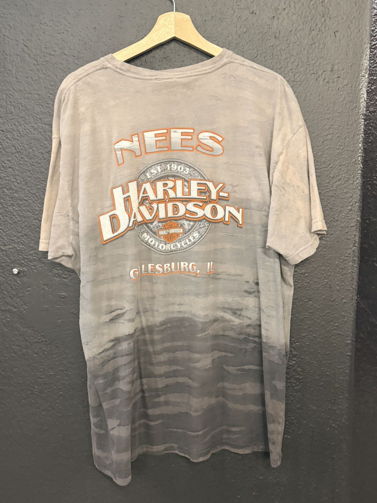 Vintage Vintage all over print harley davidson tee Size US XL / EU 56 / 4 - 4 Thumbnail