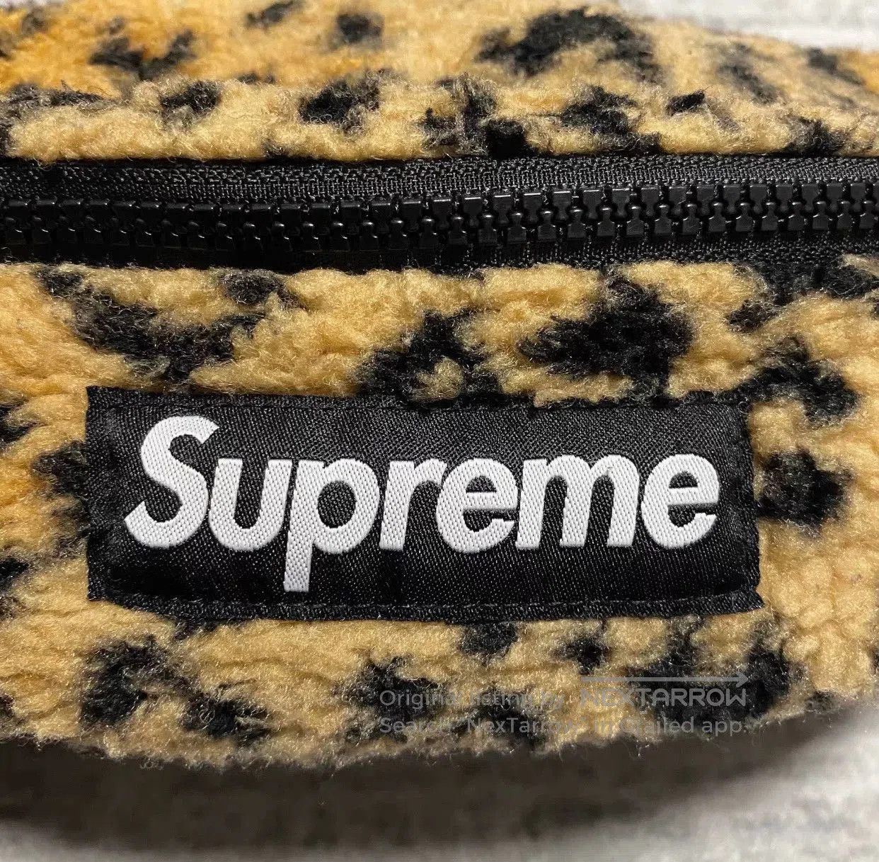 SUPREMEBEING supreme leopard print plush waist bag. Size ONE SIZE - 3 Thumbnail