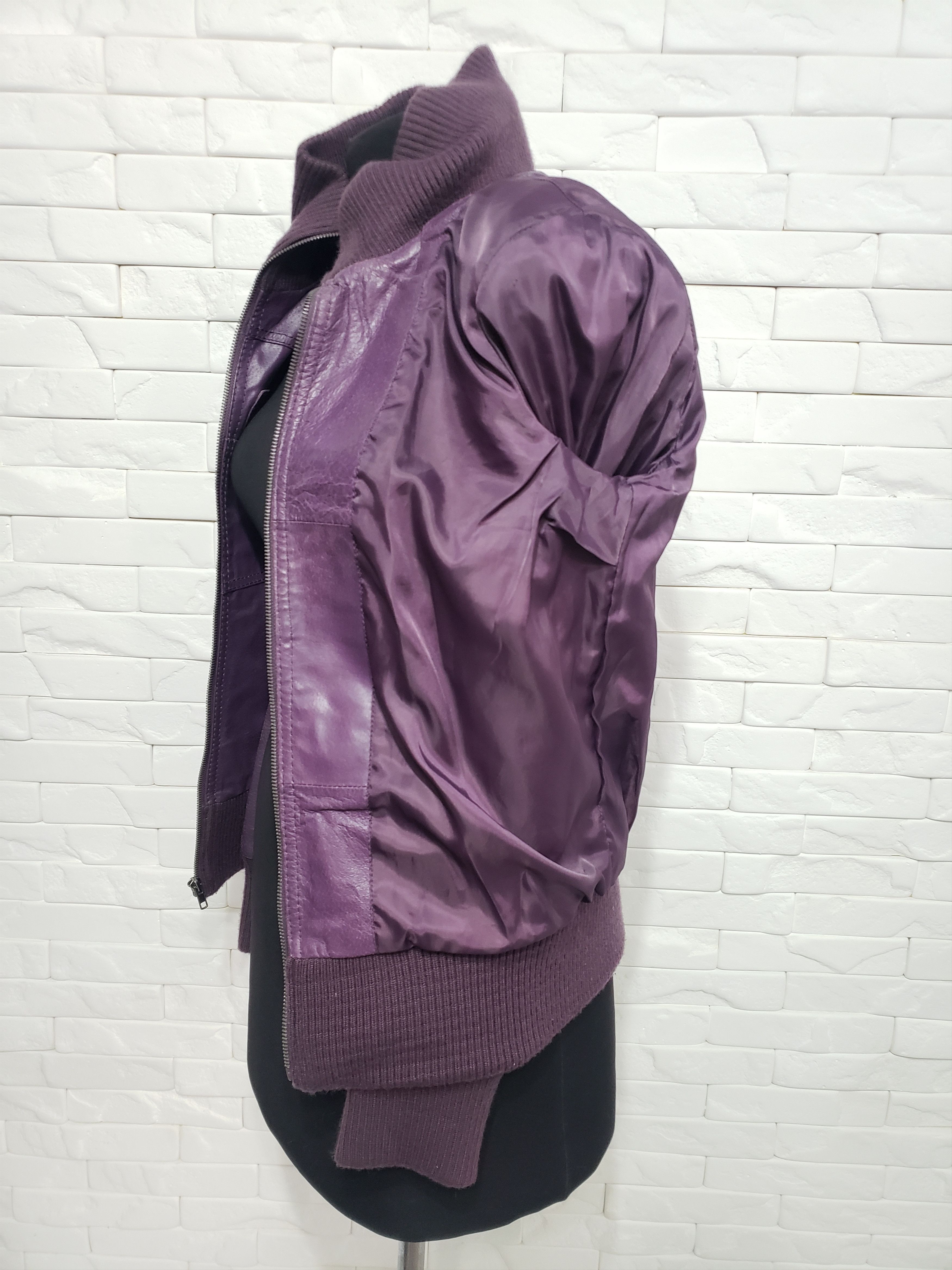 Genuine Leather Women's leather jacket. Size L / US 10 / IT 46 - 9 Thumbnail