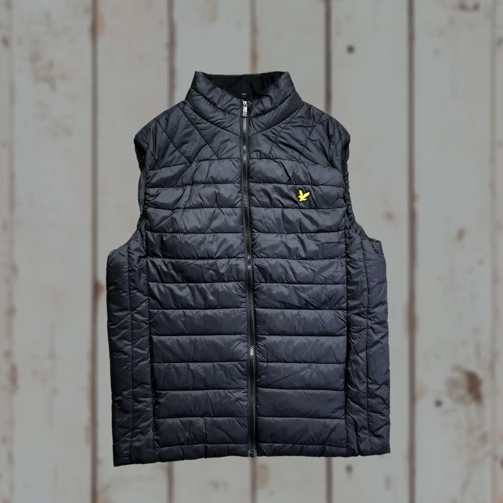 Lyle & Scott Lyle & Scott Vest Mens XL Black Quilted Puffer Gilet Lightweight Full Zip Warm Size US XL / EU 56 / 4 - 1 Thumbnail