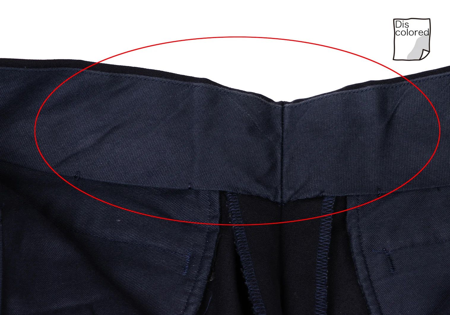 Comme des Garcons Homme Plus Wool Tuck Wide Pants in Navy, Size S Size US 30 / EU 46 - 7 Thumbnail