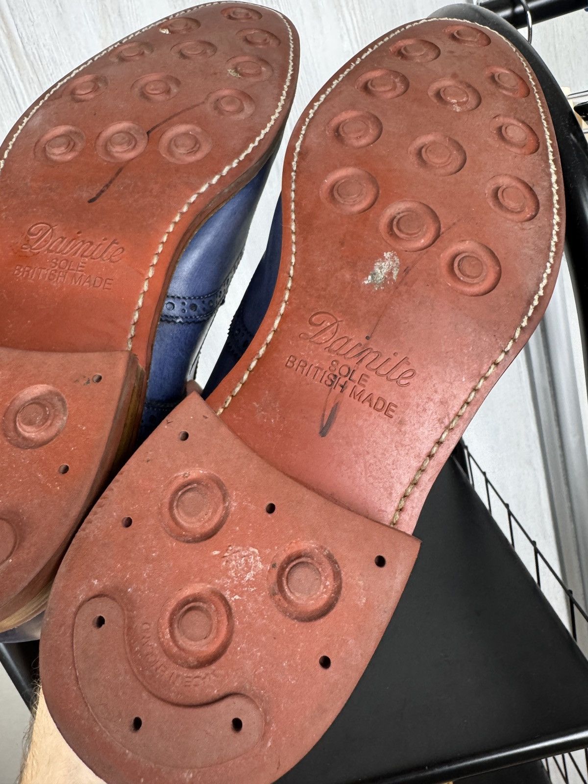 Berwick 1707 Berwick 1707 blue faded dainite sole brogues goodyear shoes Size US 11 / EU 44 - 14 Thumbnail