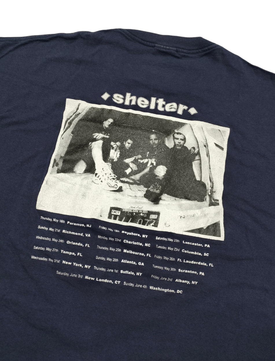 Band Tees × Vintage Early 00s SHELTER - IN THE VAN AGAIN TOUR 2000 Vintage Tee Size US XXL / EU 58 / 5 - 2 Thumbnail