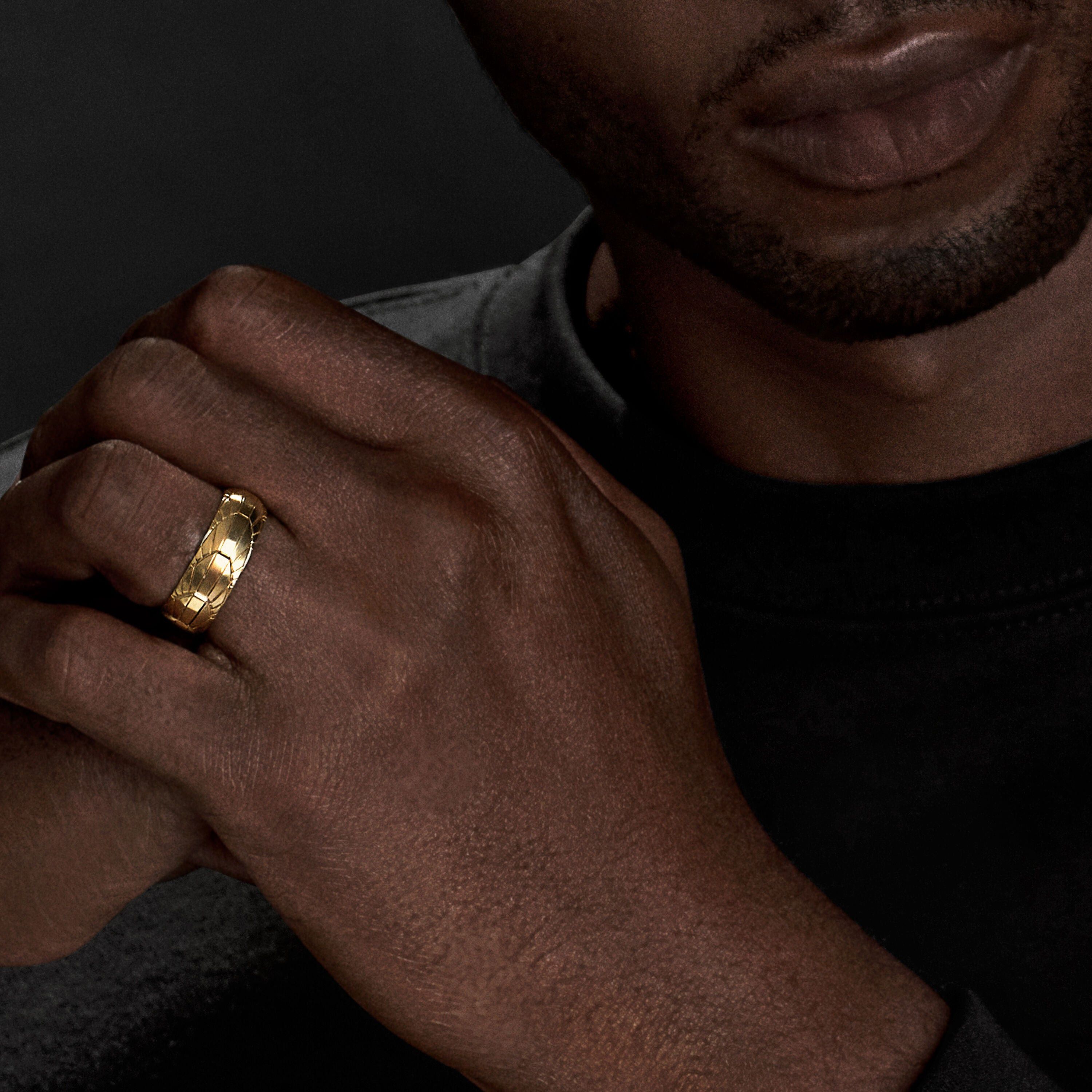 David Yurman o1w1db10325 Size:OS/ Empire Band Ring in Golden Size ONE SIZE - 4 Thumbnail