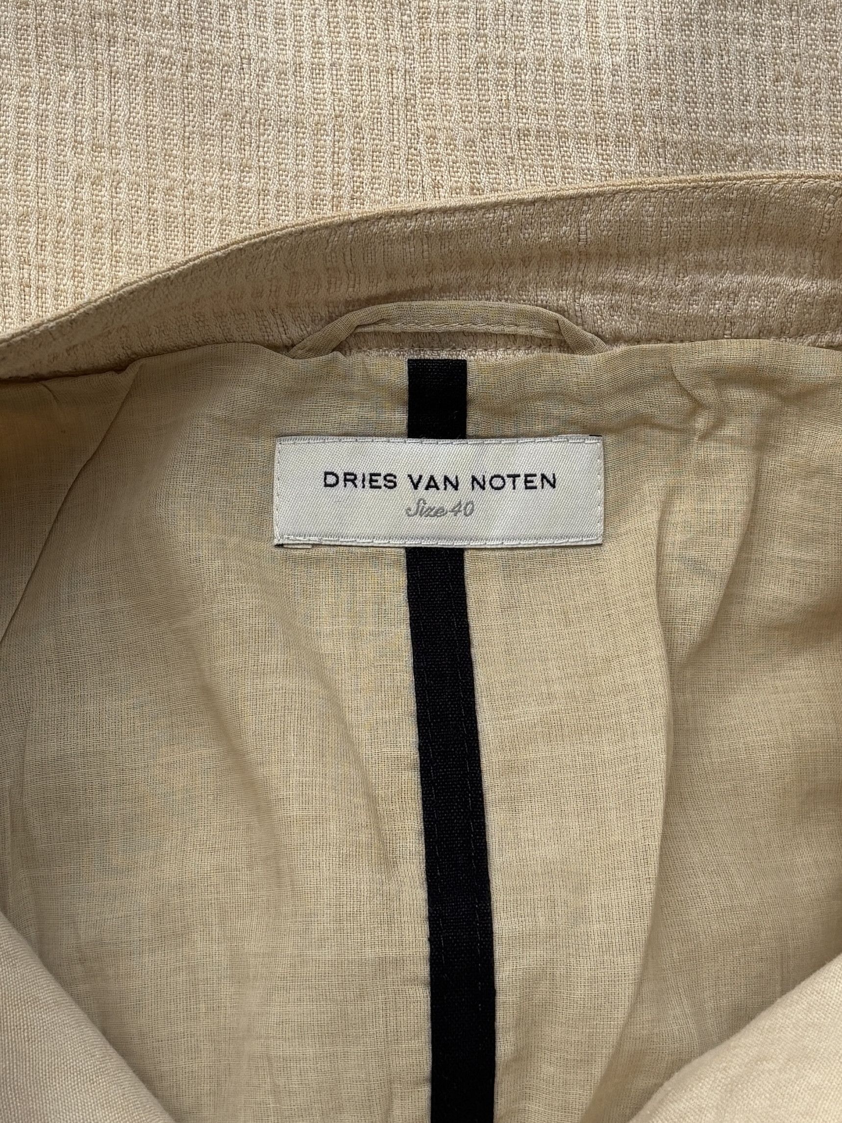 Dries Van Noten ⚡️QUICK SALE⚡️Dries Van Noten Beige Short Jacket Size M / US 6-8 / IT 42-44 - 4 Thumbnail