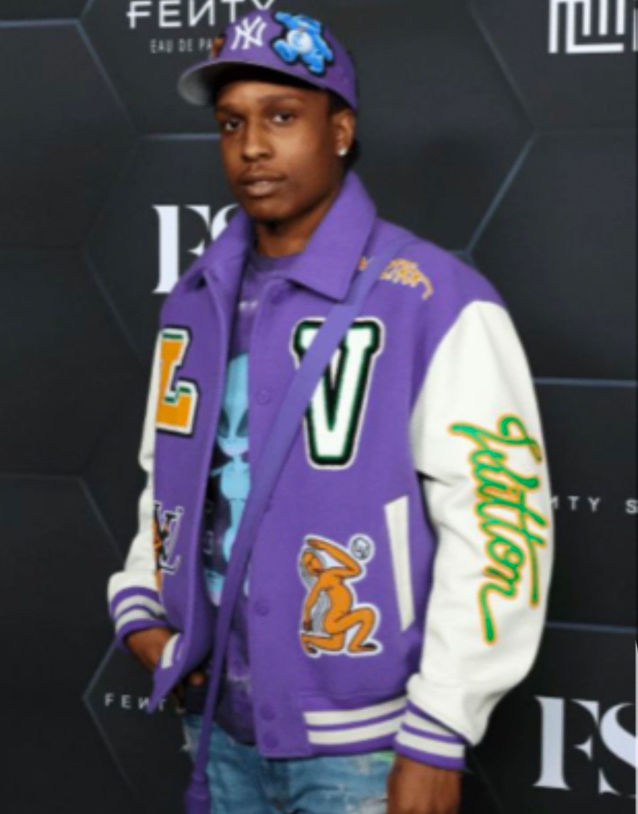 Louis Vuitton Louis Vuitton Multi-Patches Mixed Leather Varsity Blouson Size US XL / EU 56 / 4 - 19 Thumbnail
