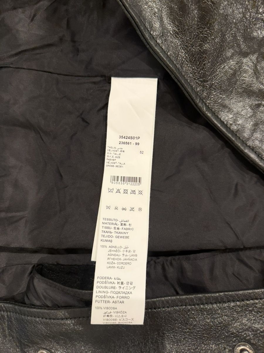 424 424 Paper Leather Trench Coat Size US L / EU 52-54 / 3 - 4 Thumbnail